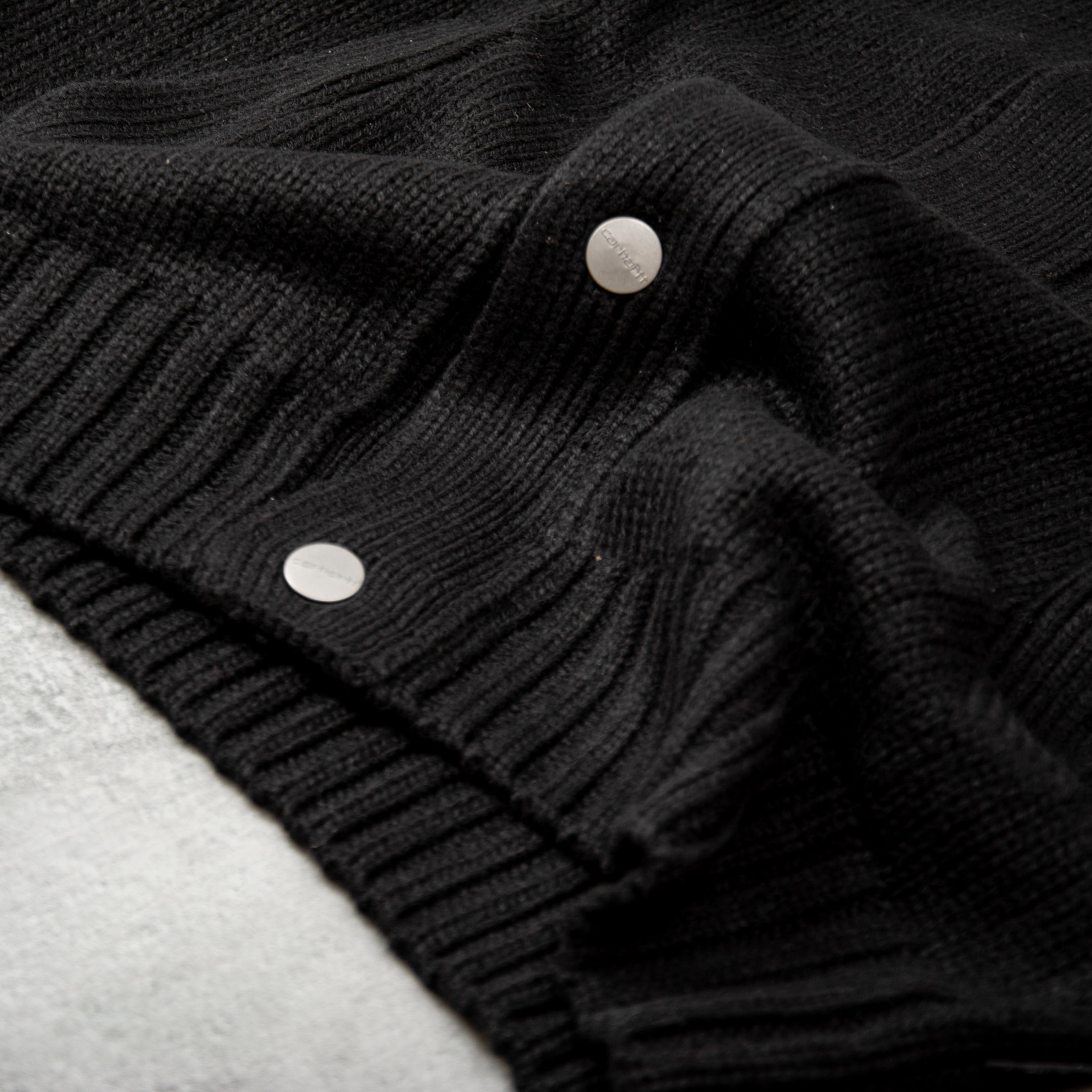 Buy Carhartt WIP Santa Fe Cardigan - Black@Union Clothing | Union