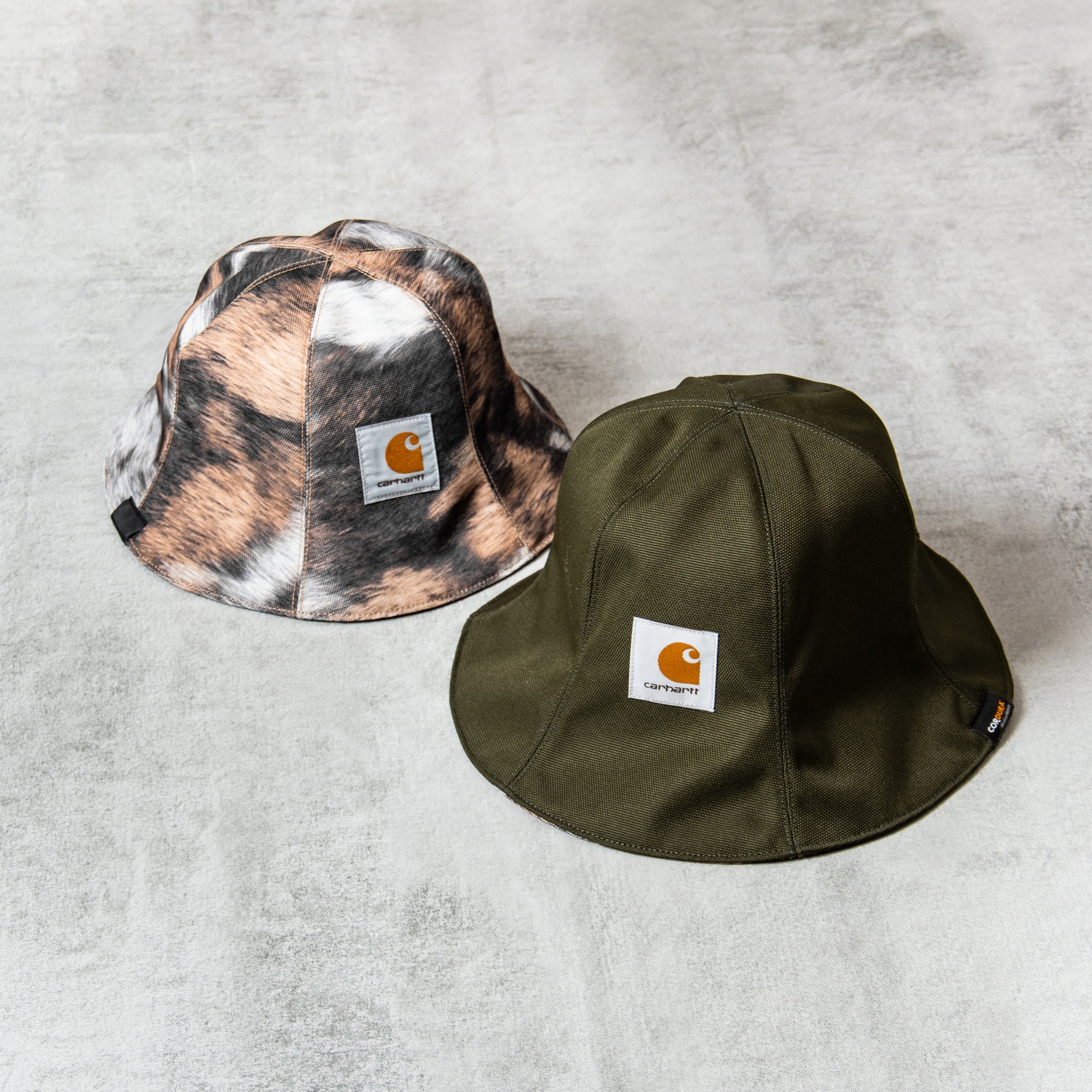 Carhartt Snapback C Olive Carhartt Canvas Mesh Back Dog Patch Cap