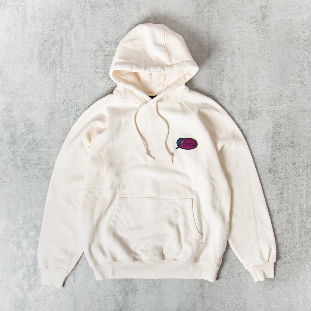 Off Script Apparel Buy the By Parra Script Logo Hooded Sweat - Off White @Union Clothing ...