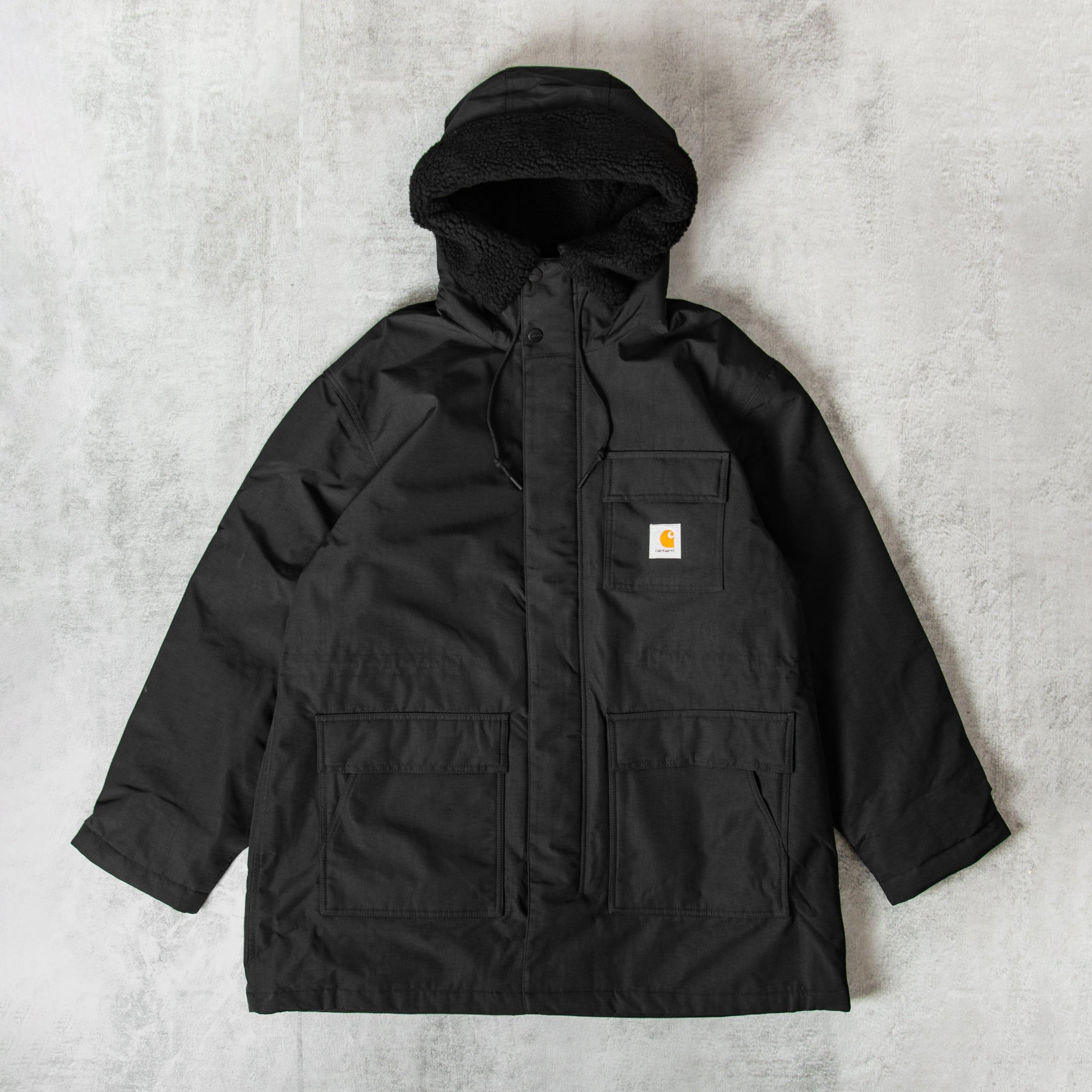 ジャケット・アウター 90s Carhartt Siberian PARKA BLACK 1990s Vintage Carhartt Siberian Parka Black ヴィンテージカーハート