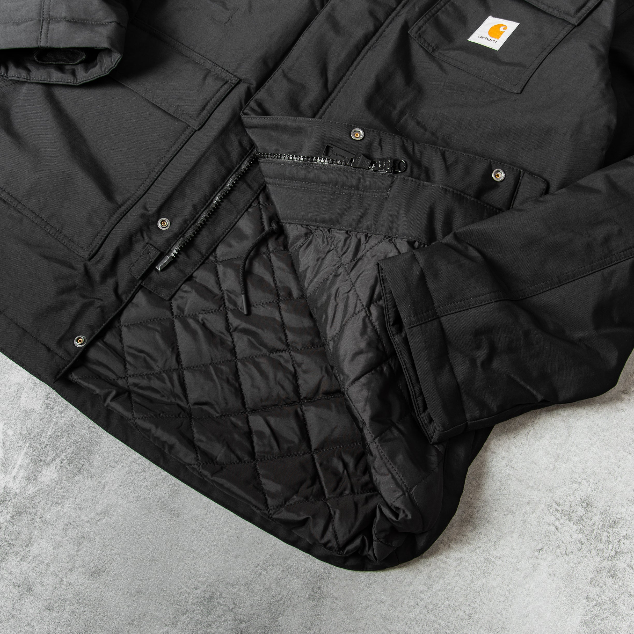 r*6様 Carhartt J14 ブラック ジャンパー X-Large Buy the Carhartt WIP Siberia Parka - Black @Union Clothing | Union