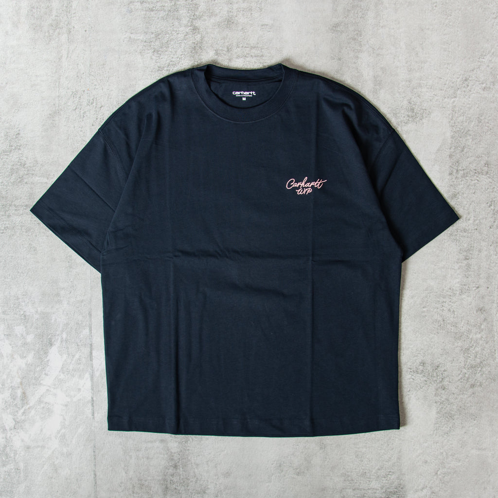 Carhartt WIP Signature Script Tee - Deep Night @Union Clothing | Union ...