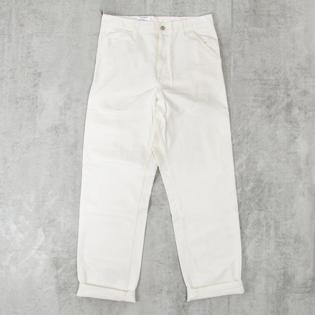 Carhartt WIP Single Knee Pant - Off White 3