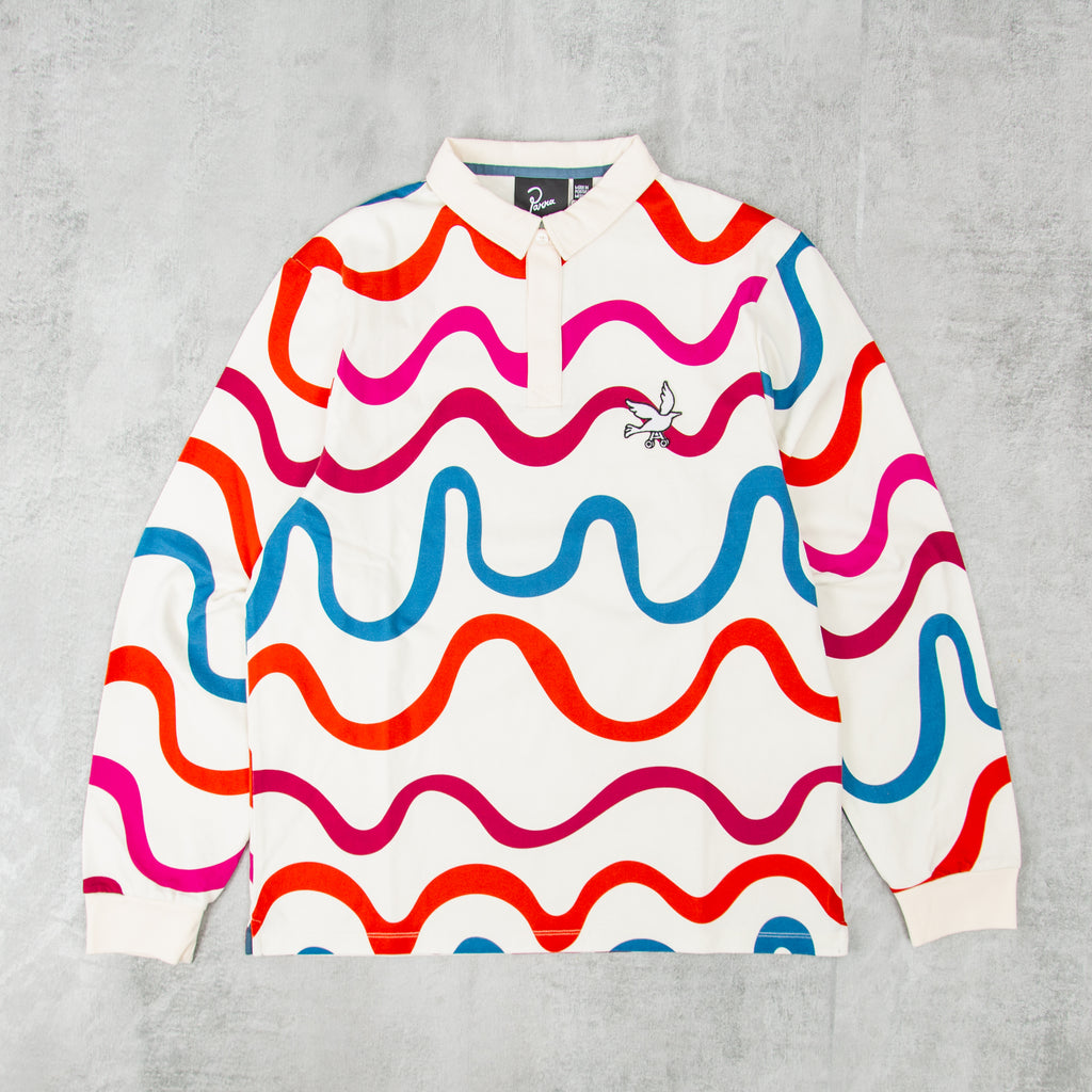 By Parra Soundwave Polo Shirt - Off White 1