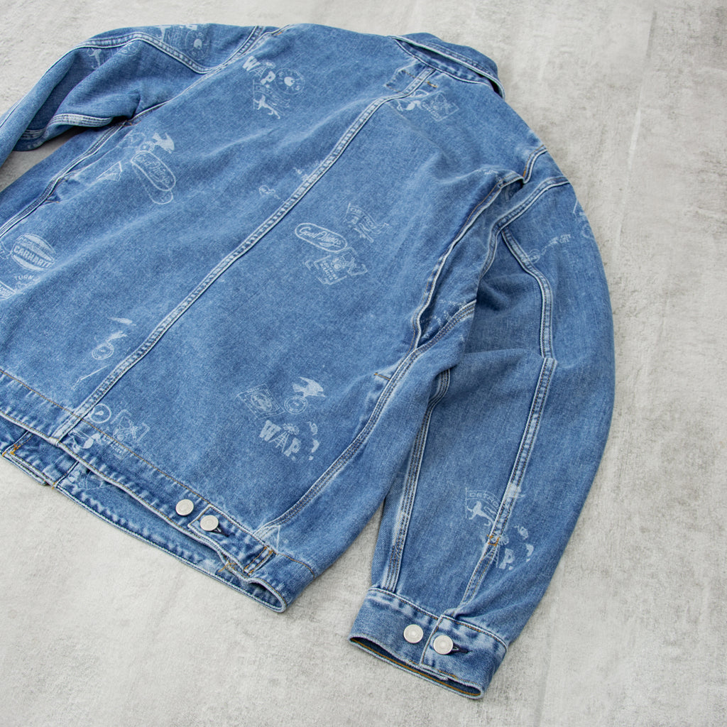 Carhartt WIP Stamp Jacket - Pure Bleached 3