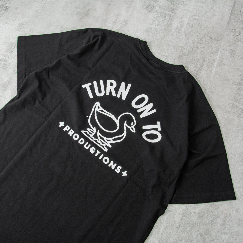 Carhartt WIP Stamp Tee - Black / White Stonewashed 2