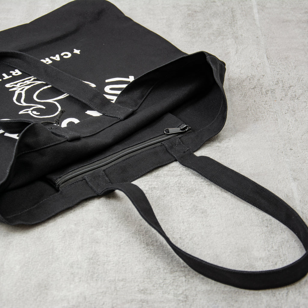 Carhartt WIP Stamp Tote - Black / White 2