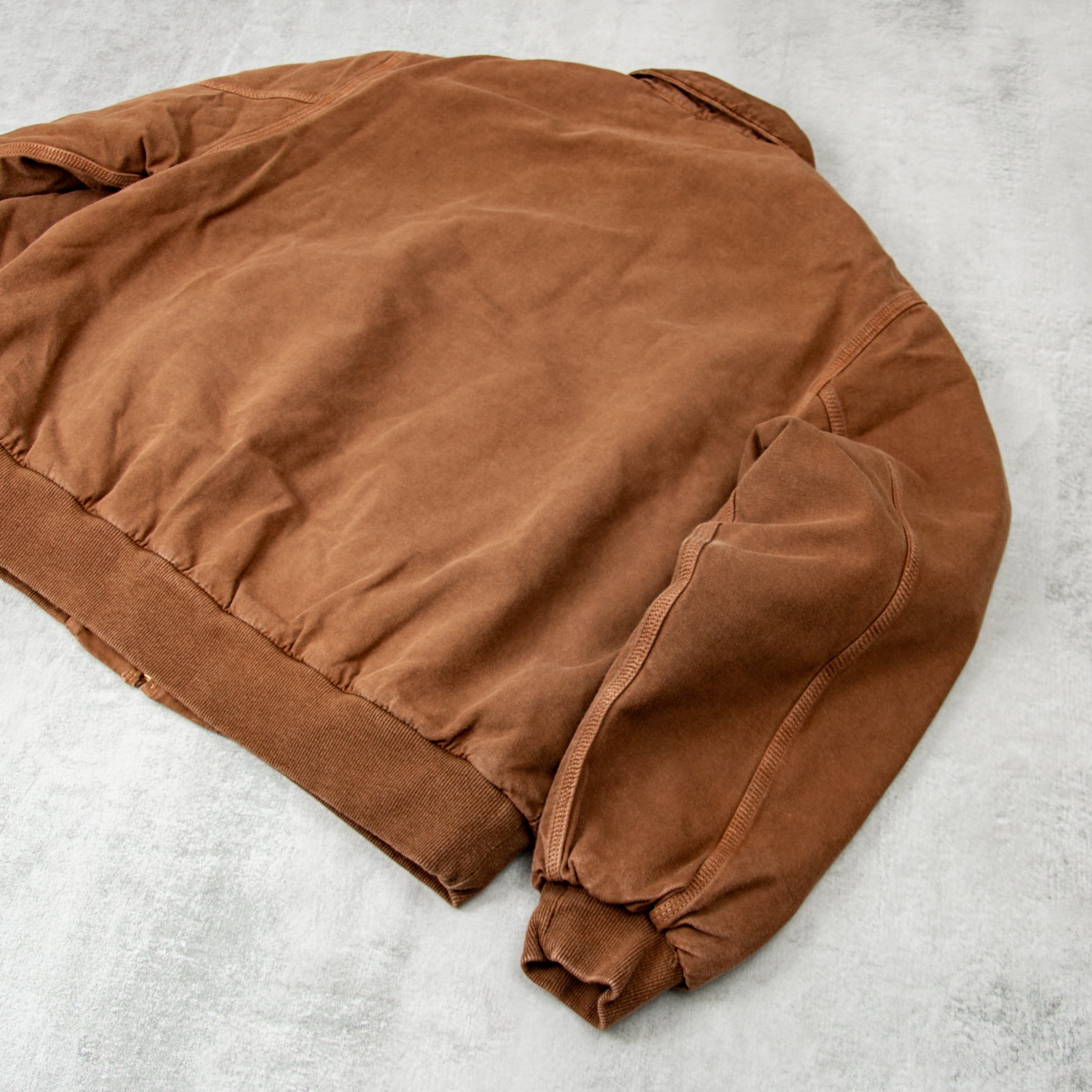 The Carhartt WIP Stanton Jacket - Choclate Stone Dyed @Union
