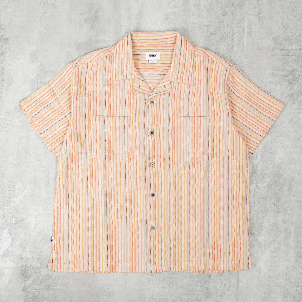 Obey Talby Woven Shirt - Unbleached 1
