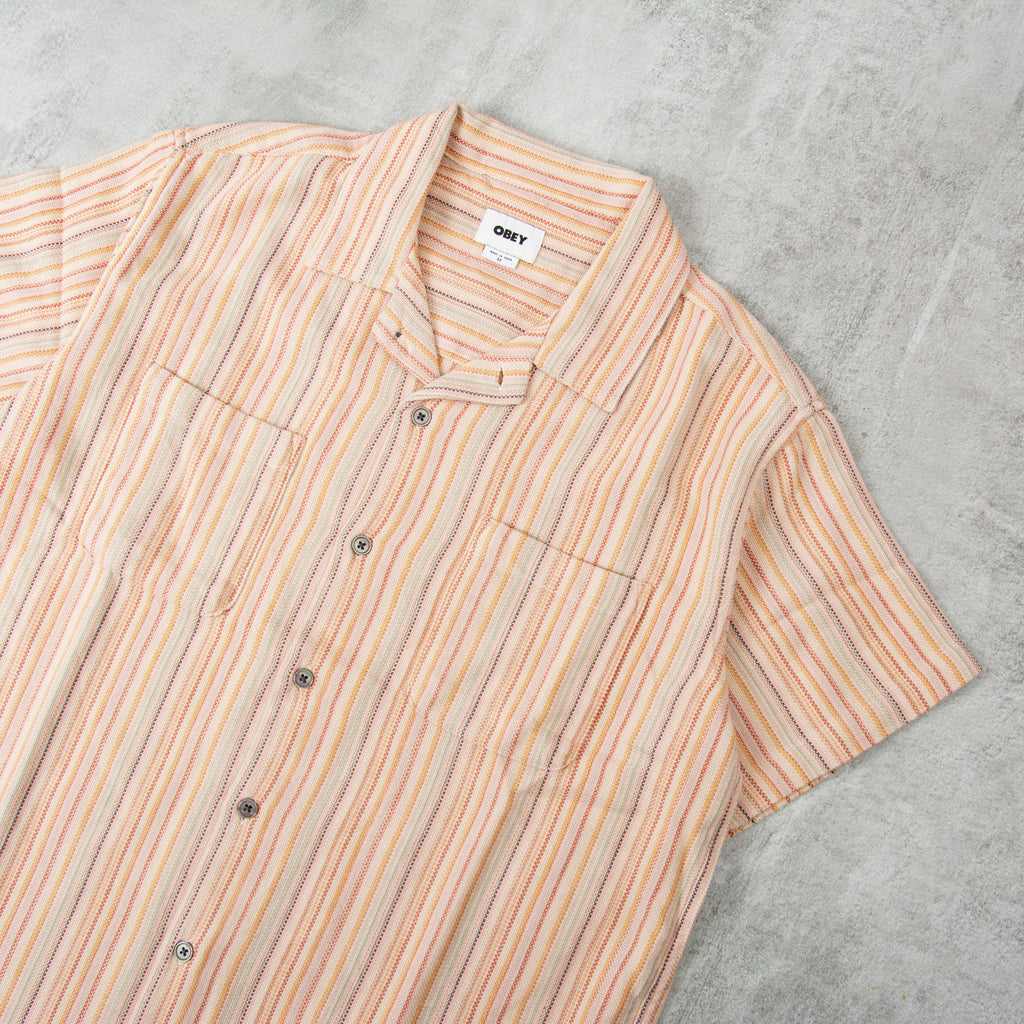 Obey Talby Woven Shirt - Unbleached 3