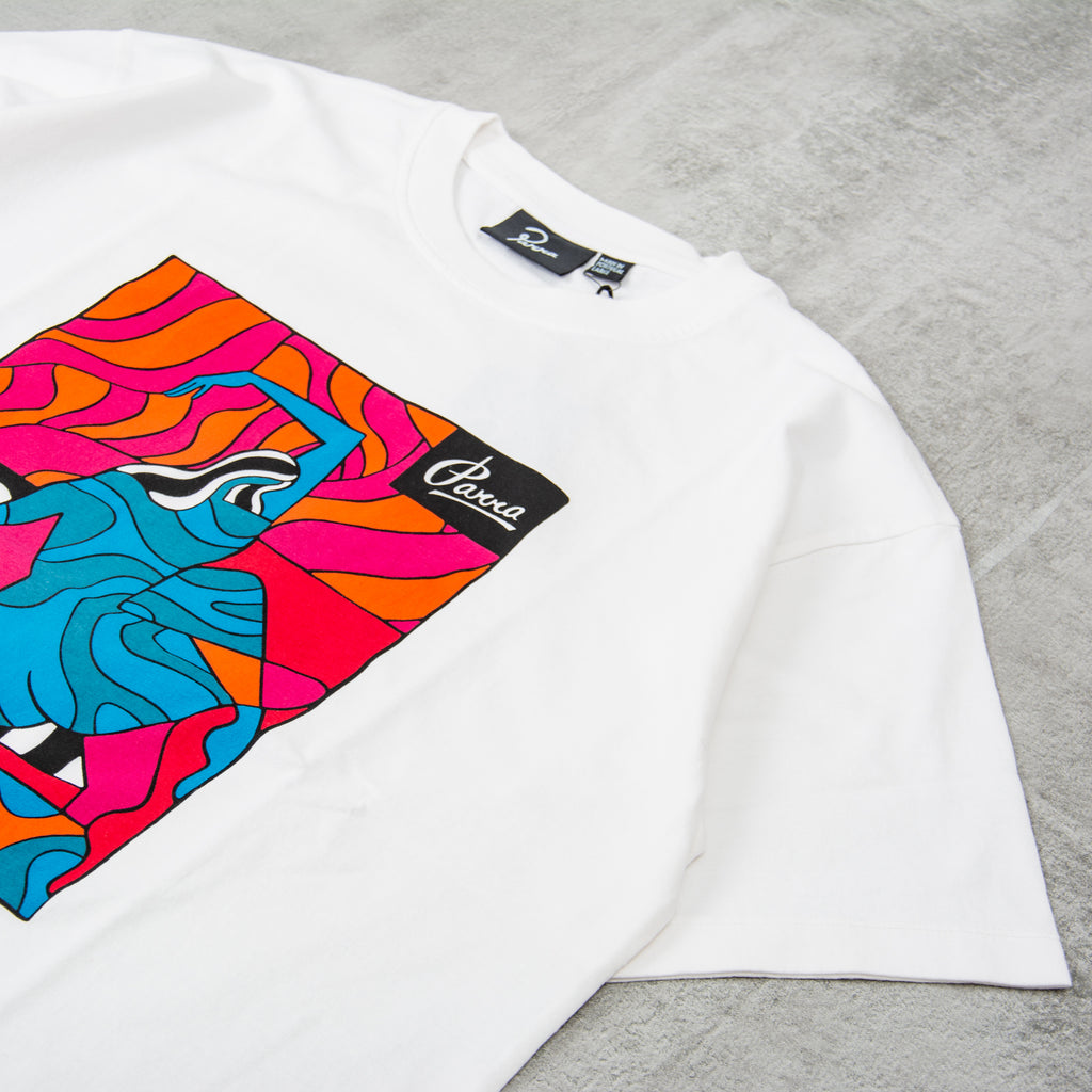By Parra The Attic Trip Tee - White 2