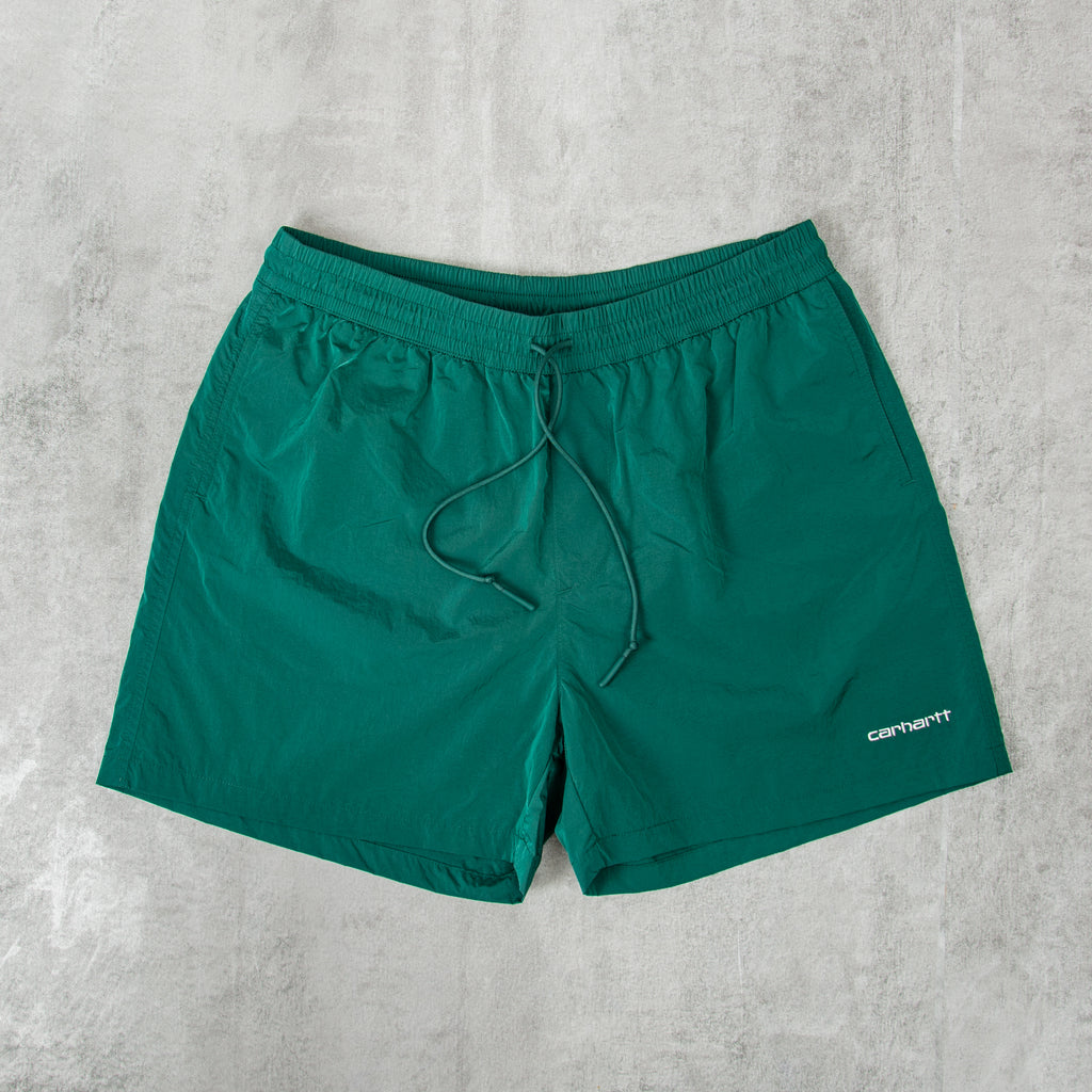 Carhartt WIP Tobes Swim Short - Chervil / White 1