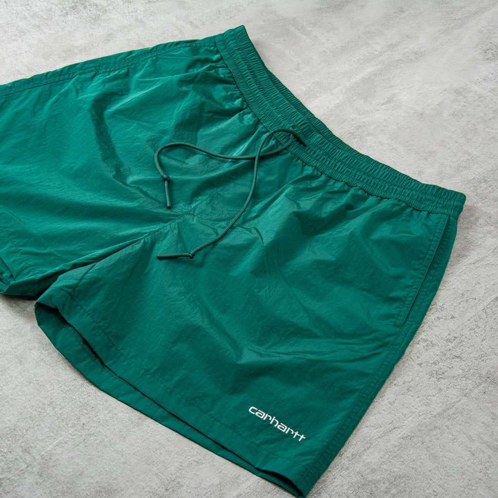 Carhartt WIP Tobes Swim Short - Chervil / White 2