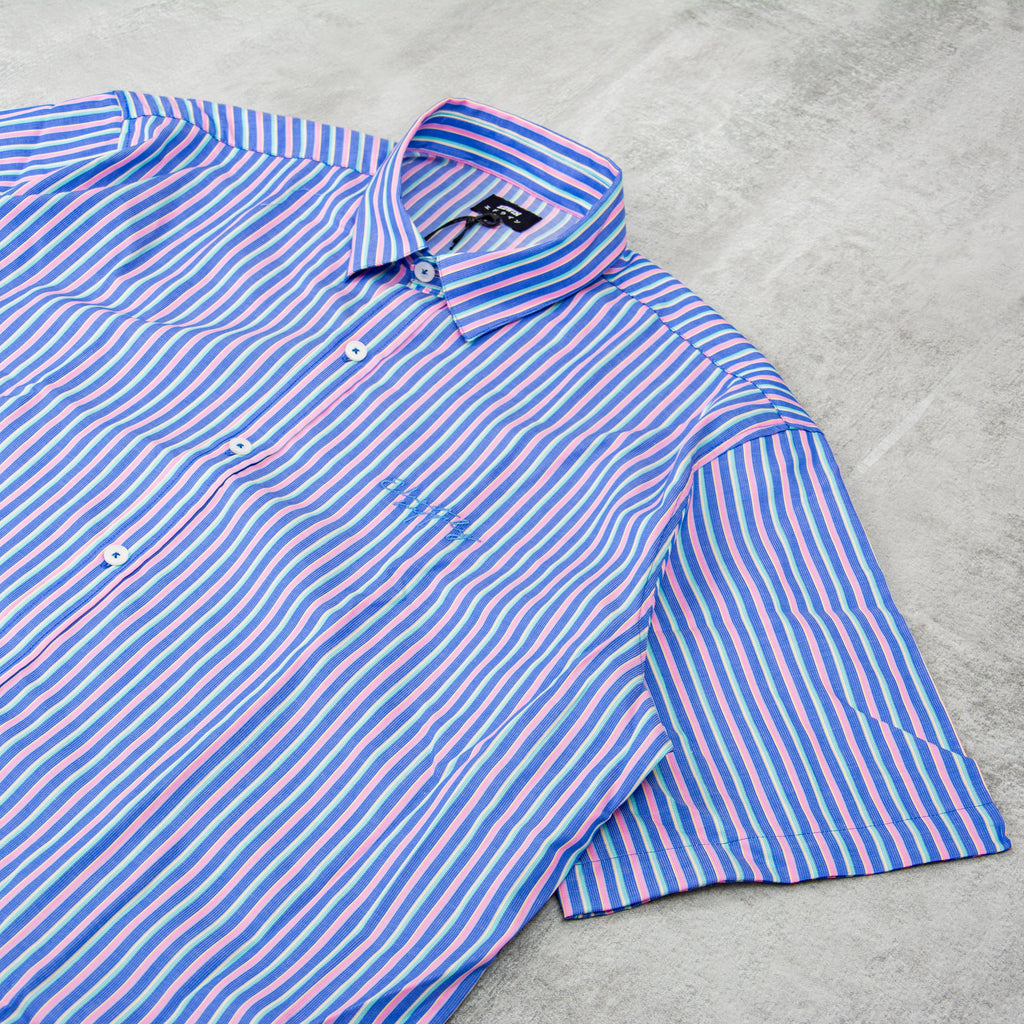 Edwin Toledo S/S Shirt - Navy / Pink 2