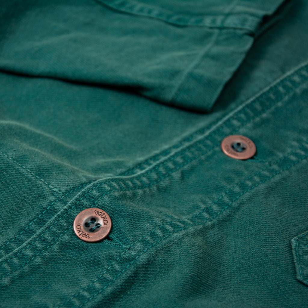Vetra Twill Workwear Jacket Style 5c - Bottle Green 3