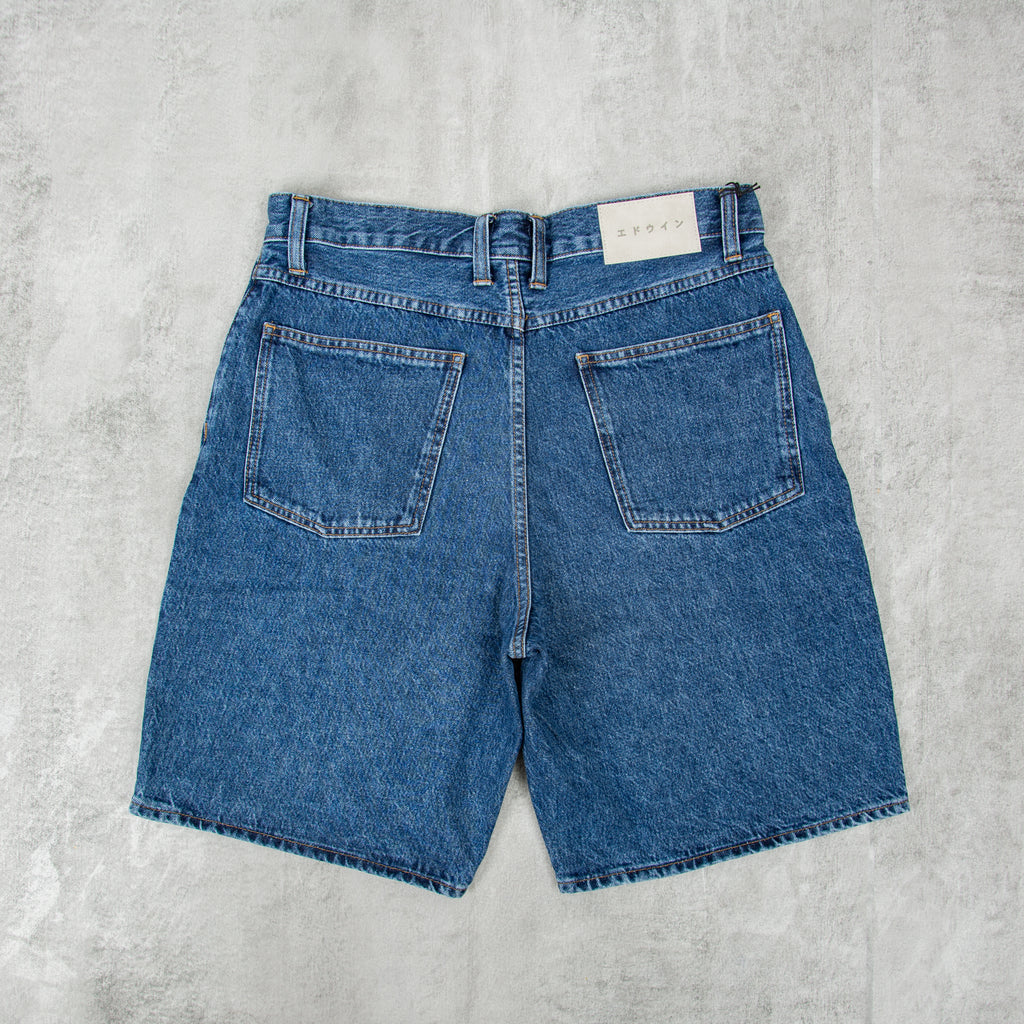 Edwin Tyrell Shorts - Blue Mid Marble 3