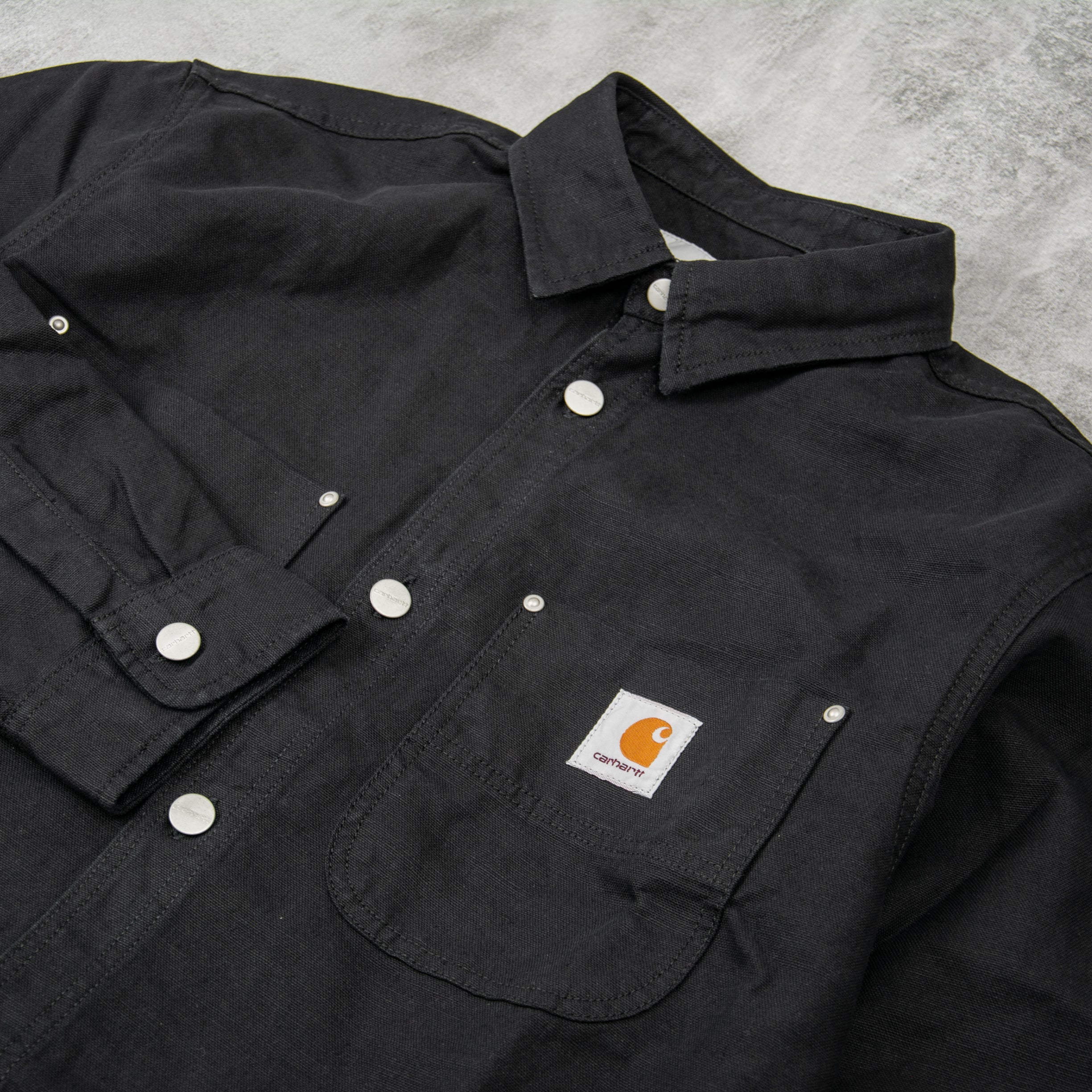 carhartt WALTER SHIRT JACKET ブラック L Carhartt WIP WALTER SHIRT SULLIVAN - Summer jacket - black