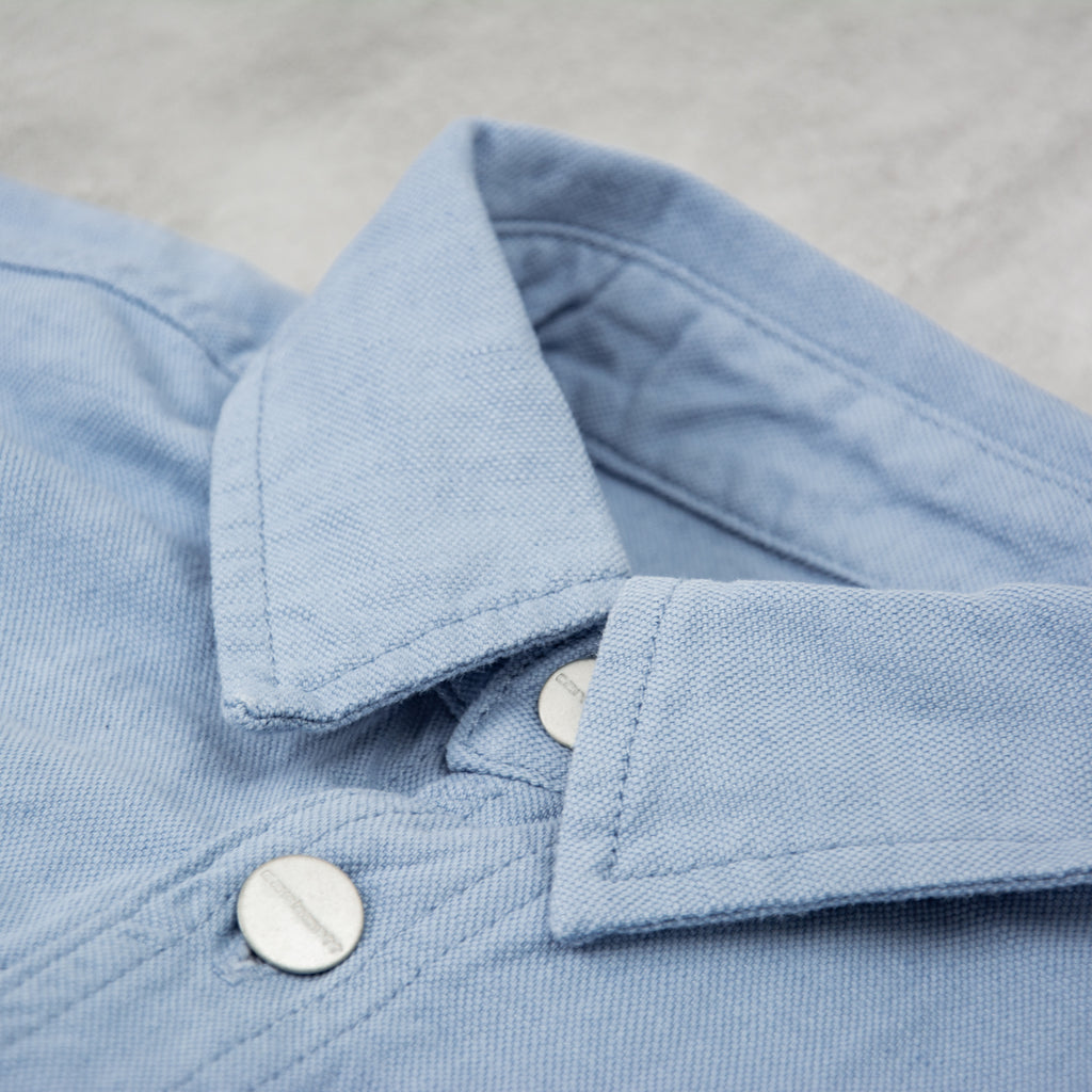 Carhartt WIP Walter Shirt Jac - Misty Sky 4