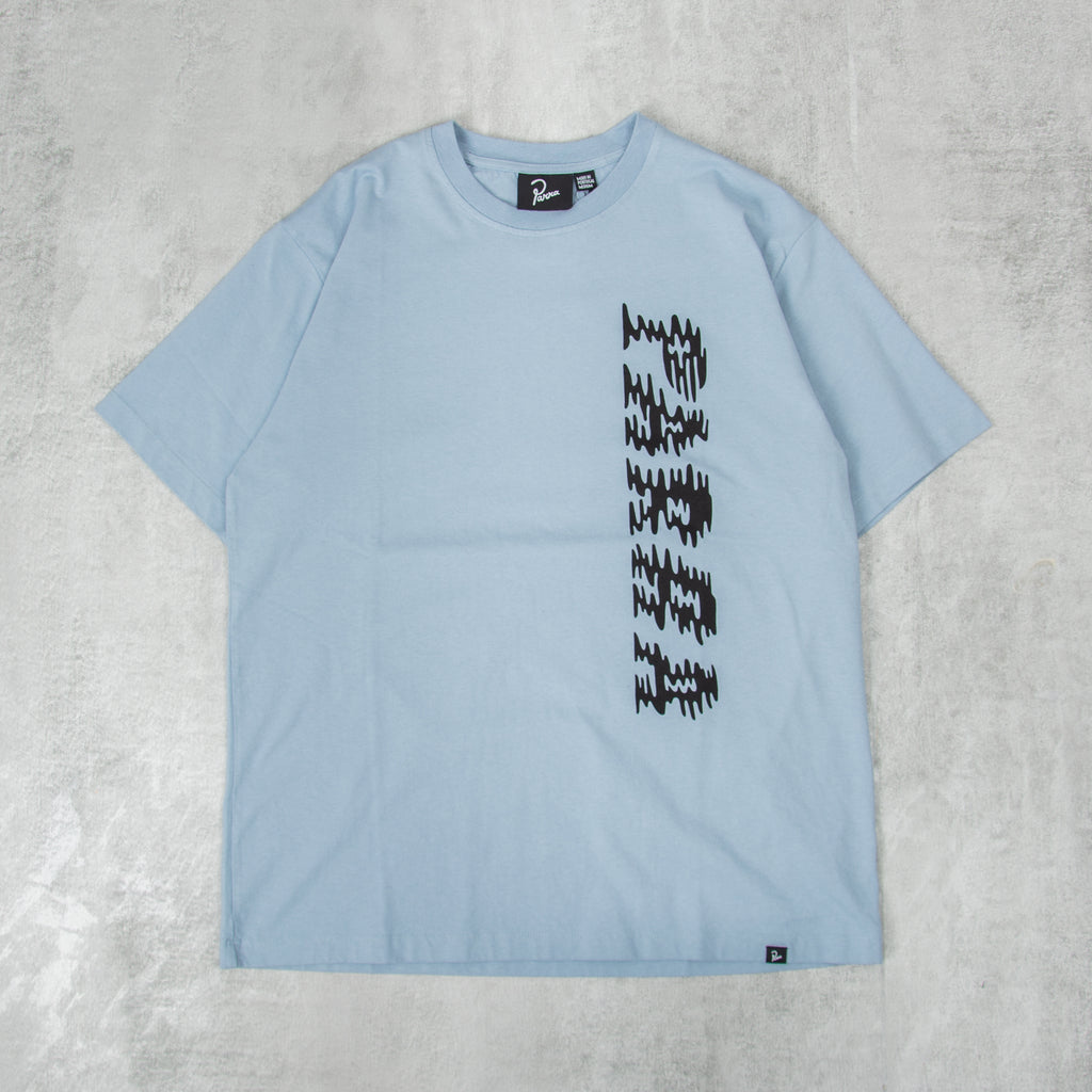 By Parra Wave Block Tremors Tee - Dusty Blue 1