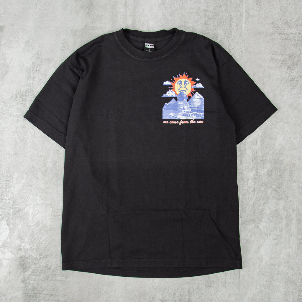 Obey We Come From the Sun Tee - Vintage Black 1