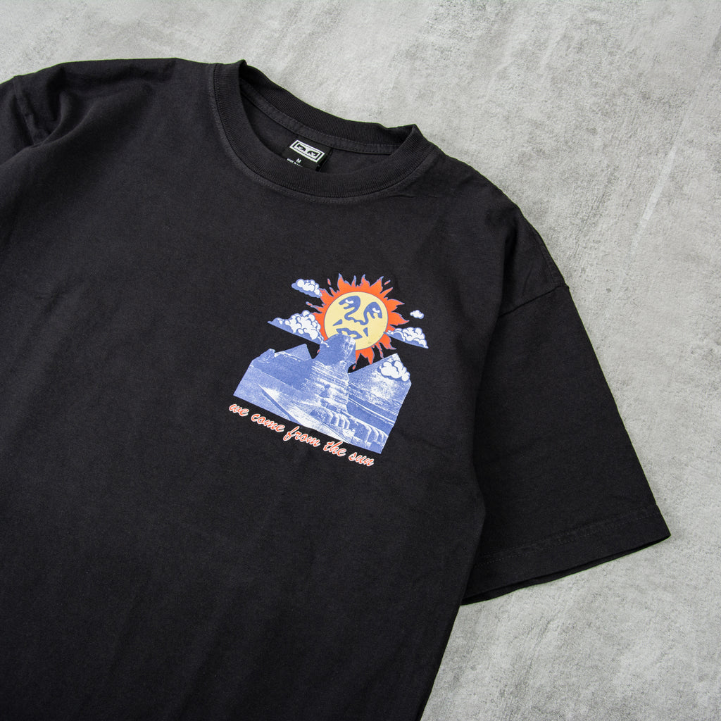 Obey We Come From the Sun Tee - Vintage Black 3