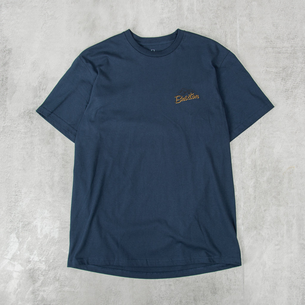 Brixton Welton S/S Tee - Washed Navy 1