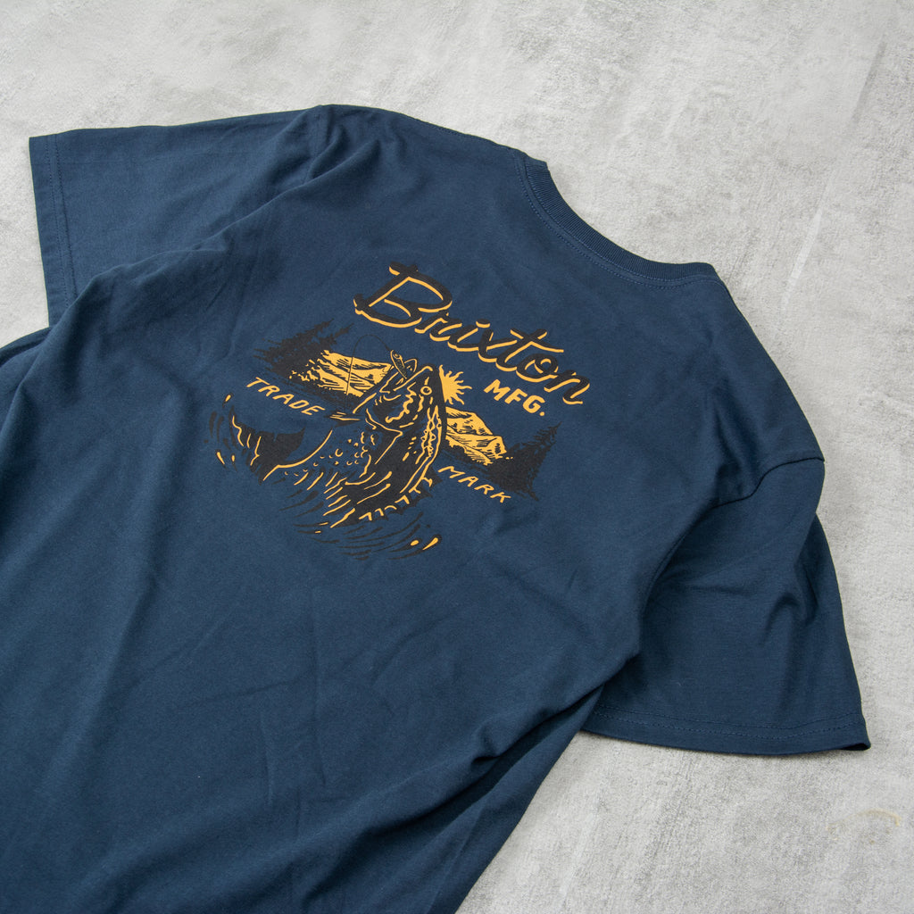 Brixton Welton S/S Tee - Washed Navy 2