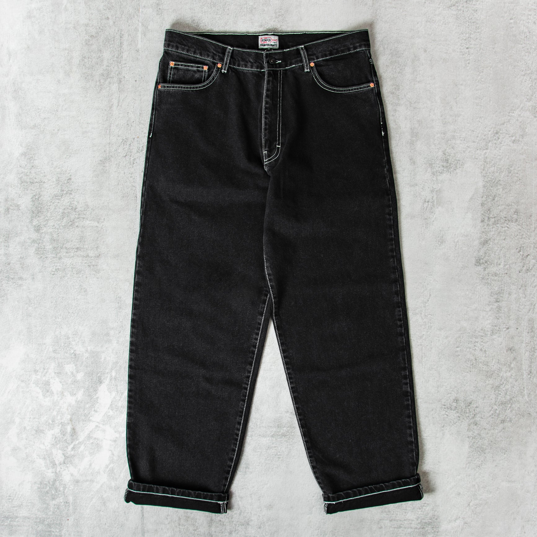 パンツ THE UNION ST BLACK DENIM PANTS Stan Ray Wide 5 Pant - Black Stone Denim@UNION CLOTHING | Union
