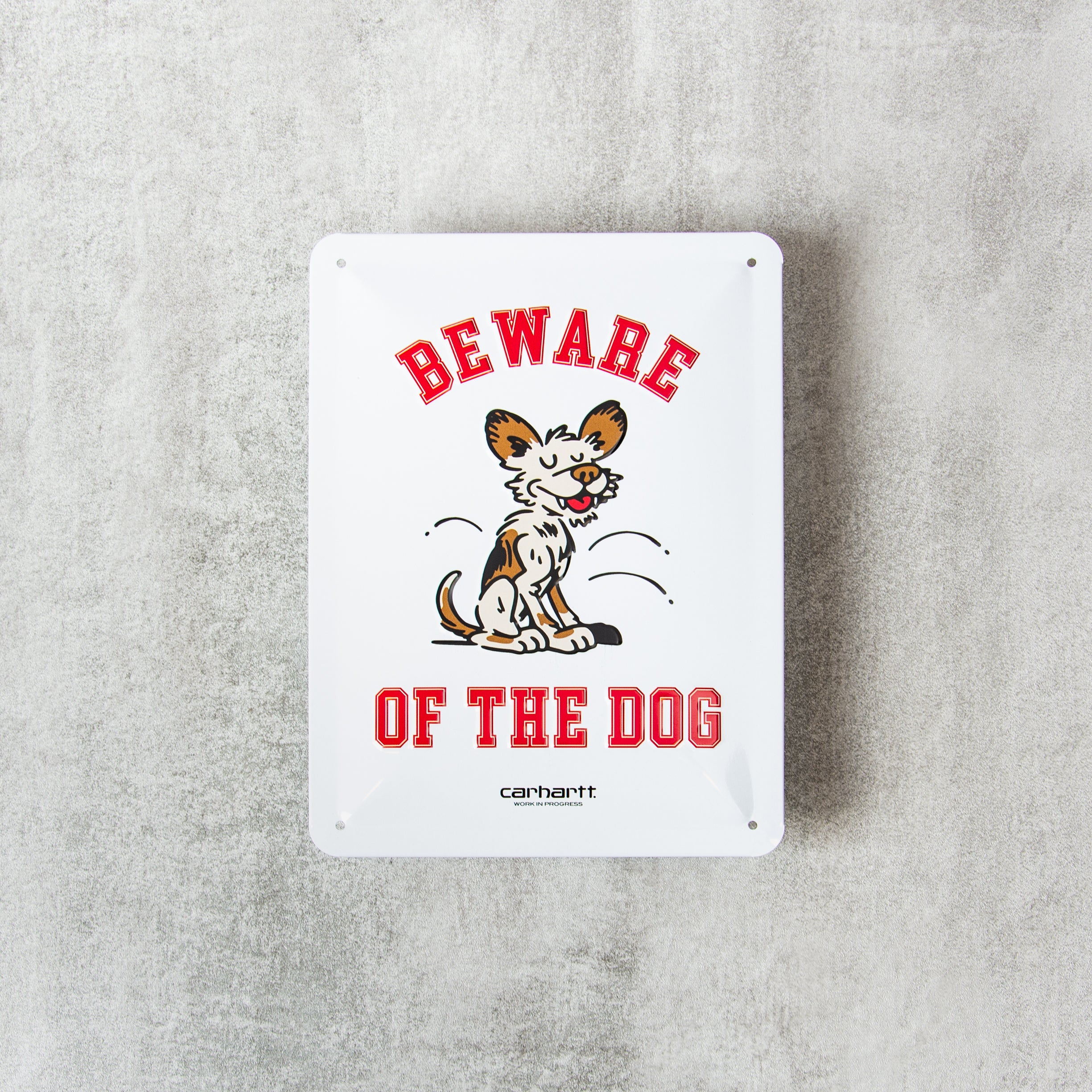 【新品未使用品】LGB BEWARE OF THE DOG タンク　初期 WildDogBewarePlate-
