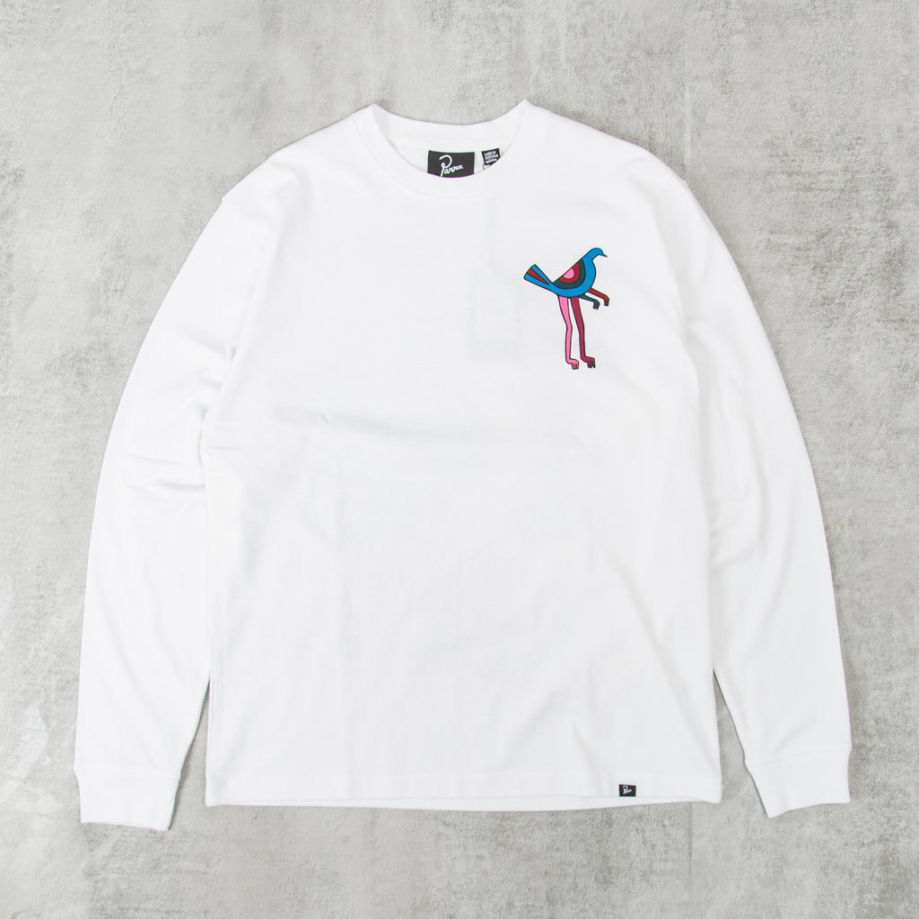 By Parra Wine and Books L/S Tee - White 1