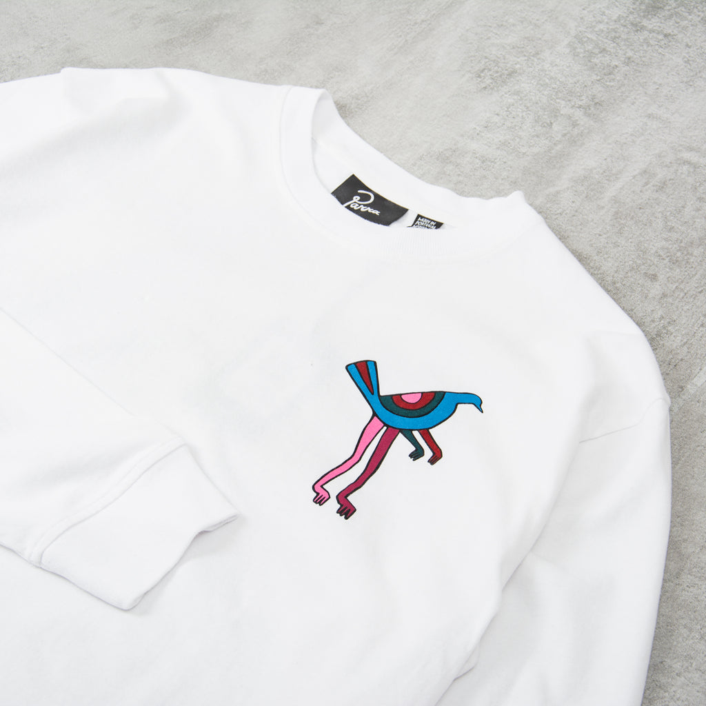 By Parra Wine and Books L/S Tee - White 3