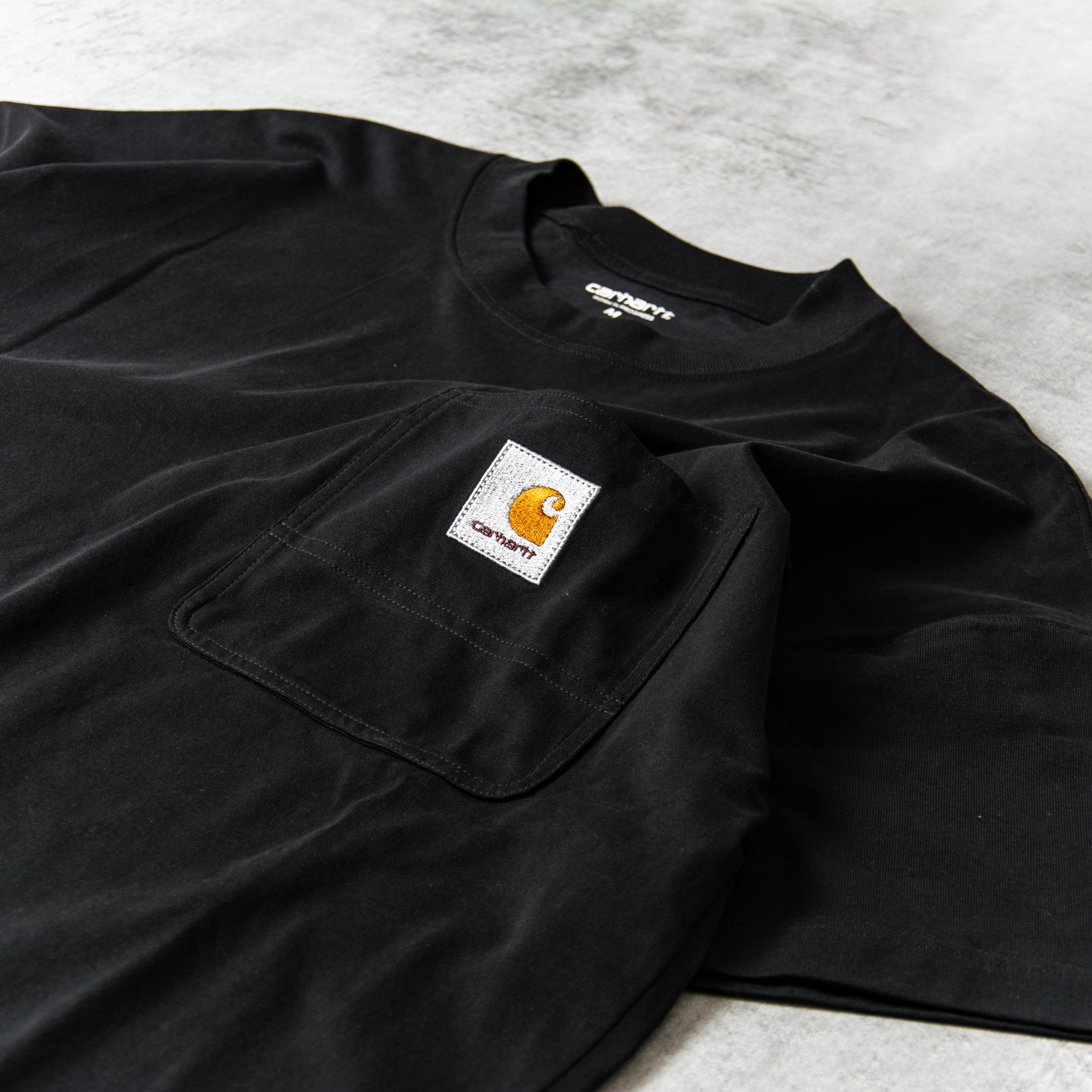 Buy the Carhartt WIP Work Pocket Tee - Black online @Union