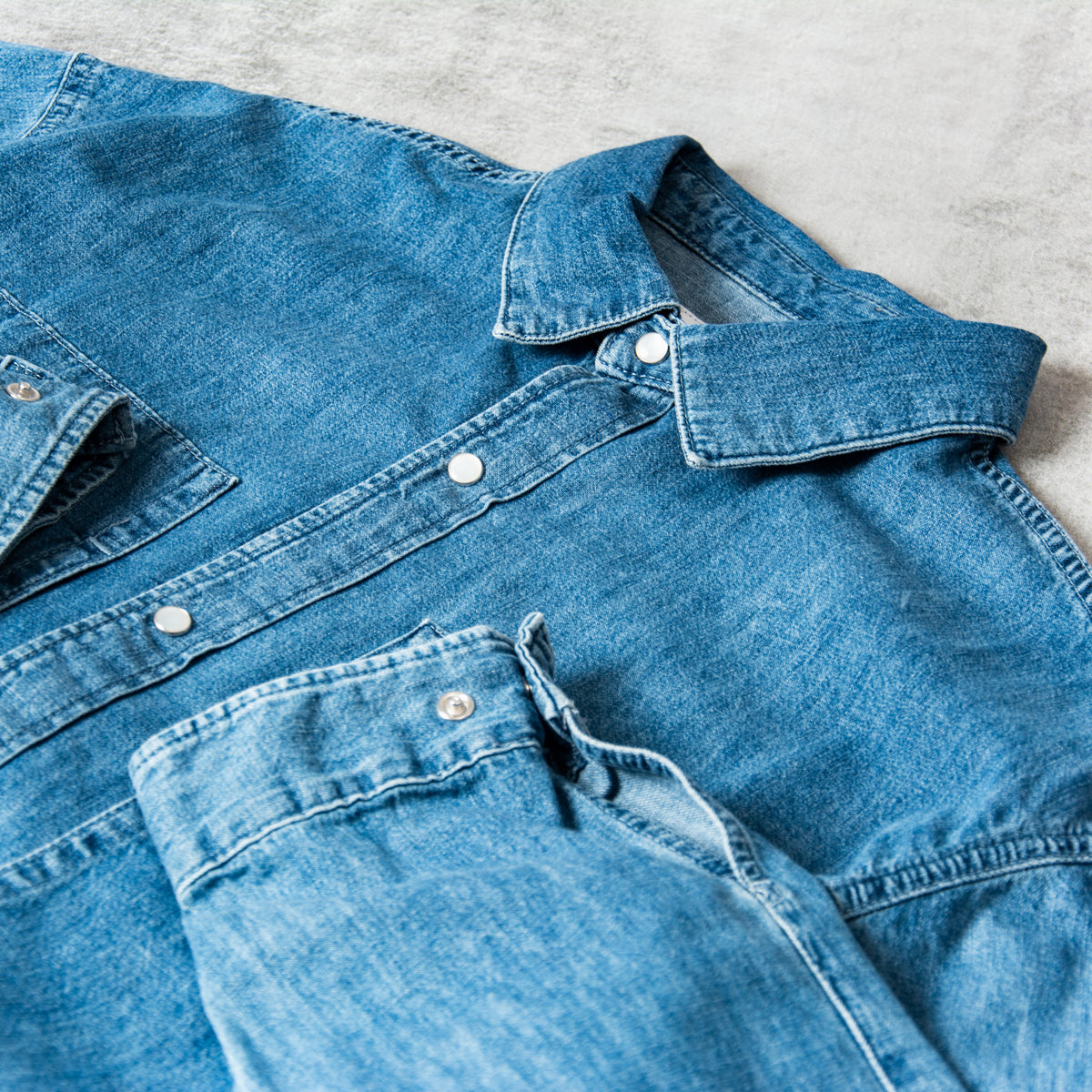 Buy the Edwin Workman Shirt - Blue Light Stone Washed @Union Clothing ...