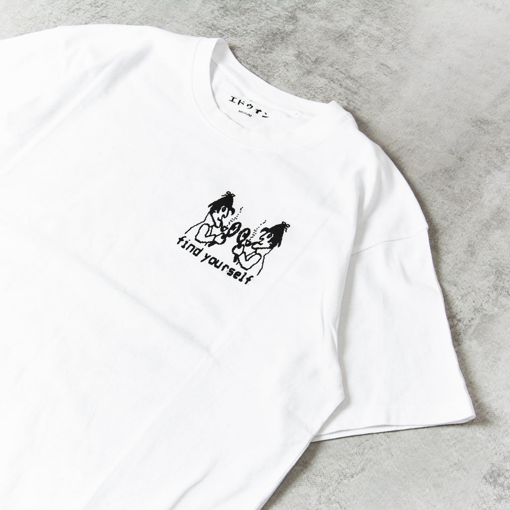 Buy the Edwin Zen For Sale Tee - White@Union Clothing | Union Clothing