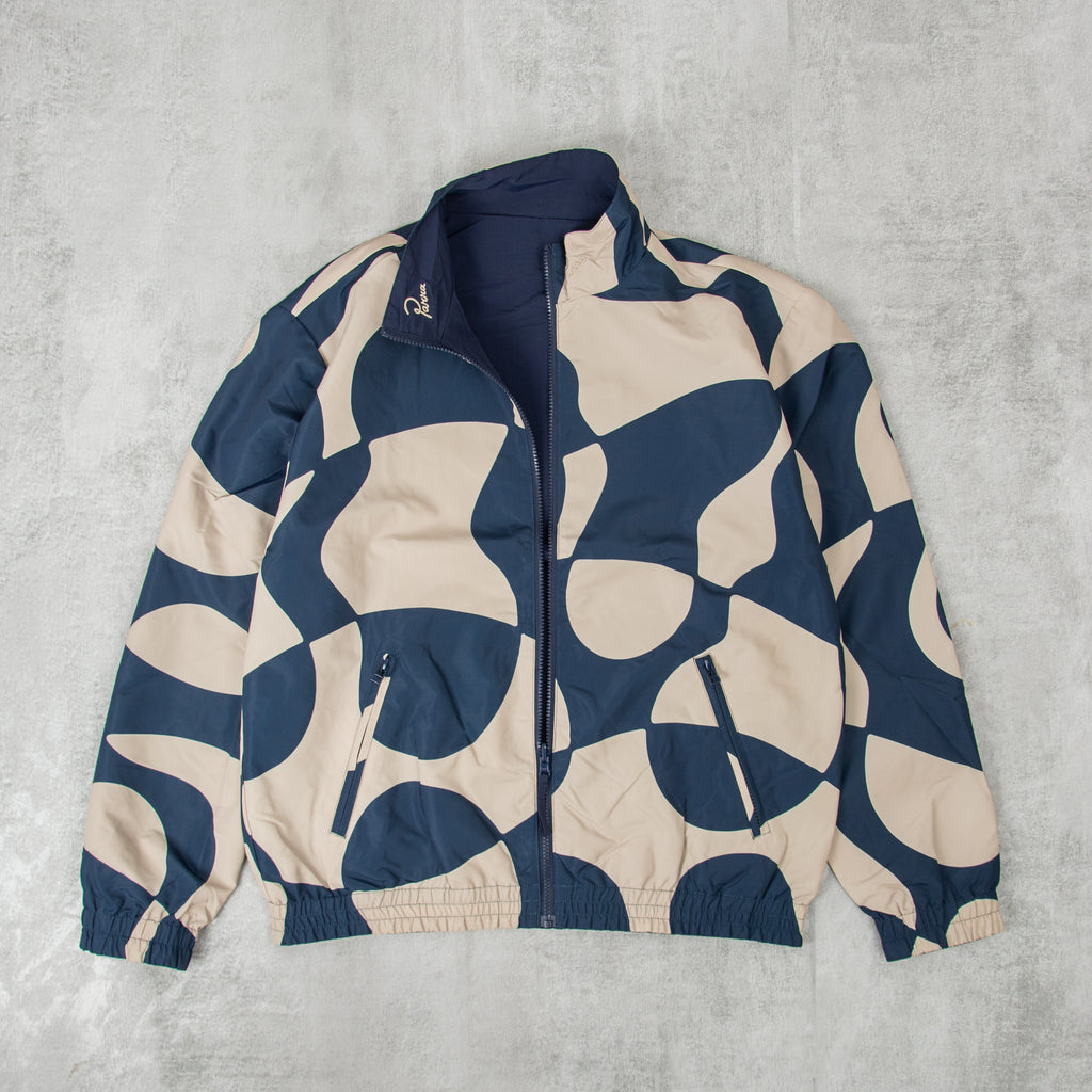 By Parra Zoom Winds Reversible Track Jacket - Navy Blue 1
