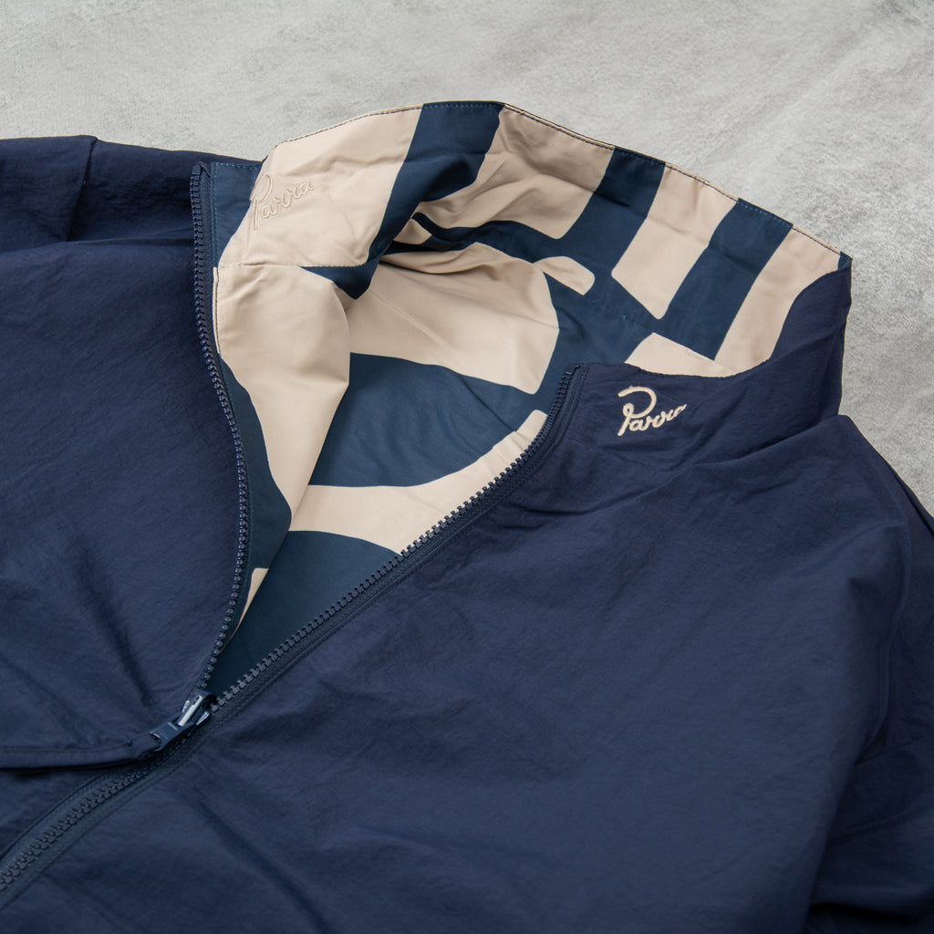 By Parra Zoom Winds Reversible Track Jacket - Navy Blue 4