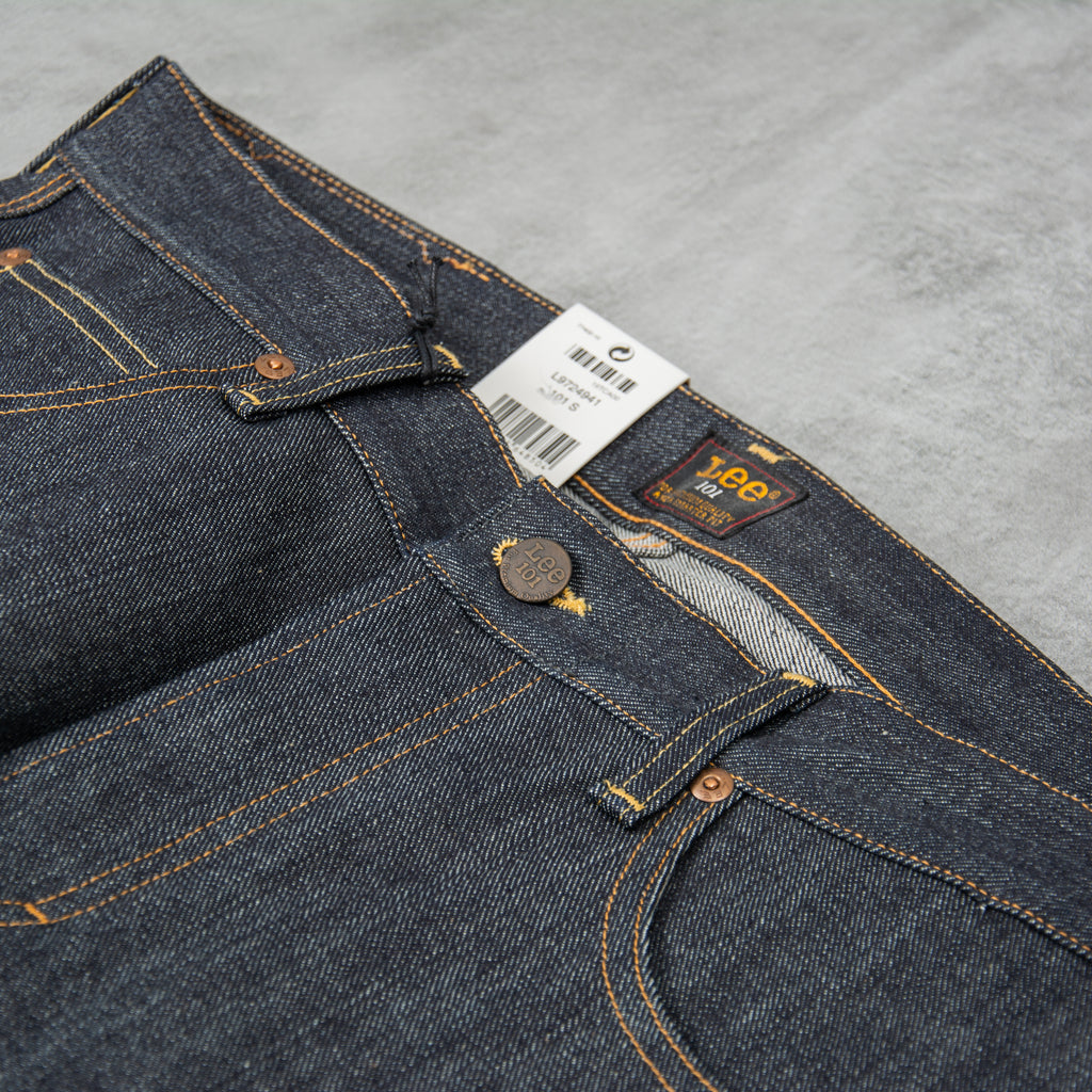 Lee 101 S KA Jeans - Dry Blue Selvage 4