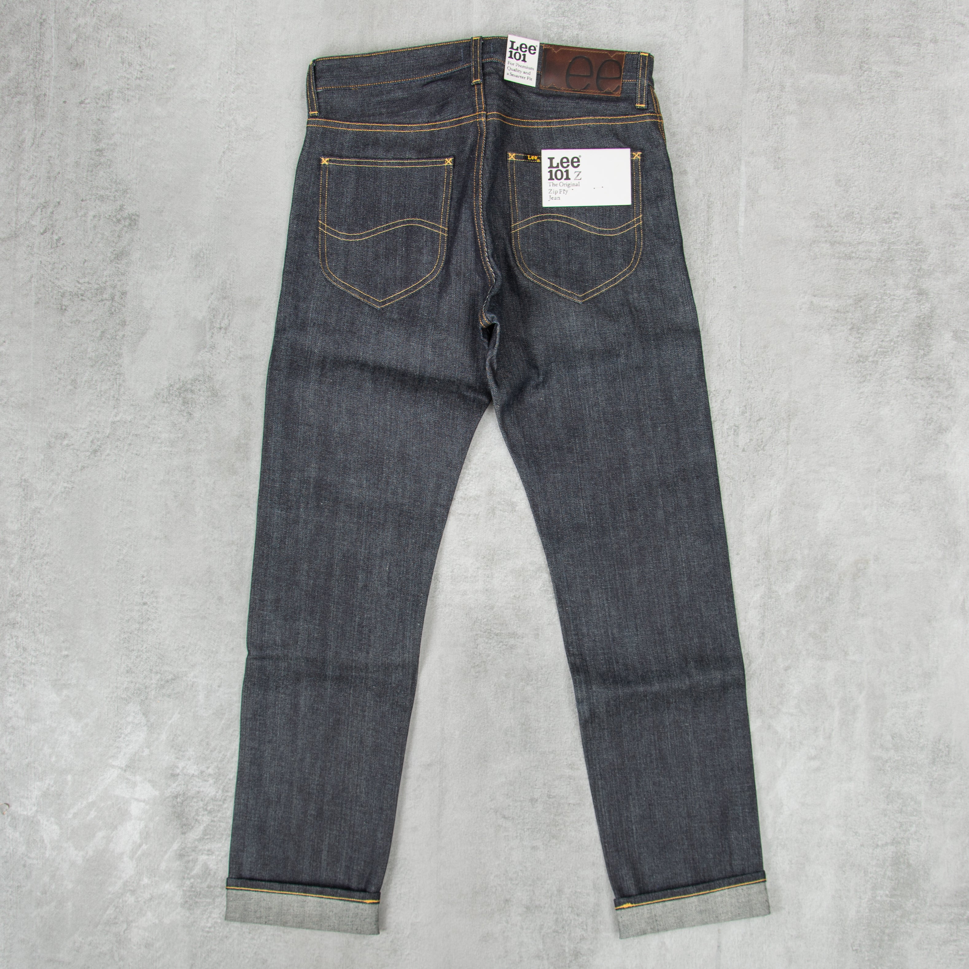 Buy the Lee 101 Z KA Jeans Dry Blue Selvage Union Clothing Union Clothing