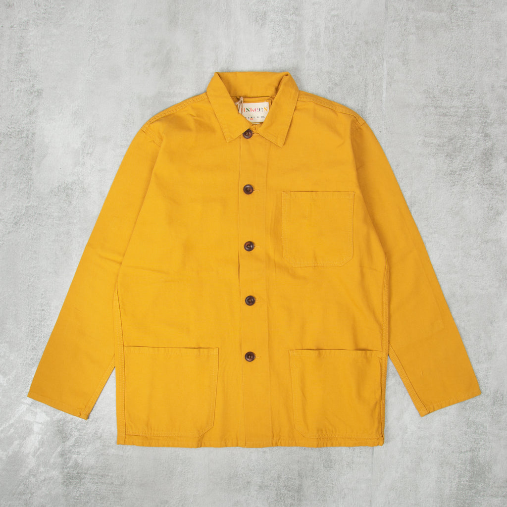 Uskees 3001 Button Overshirt - Yellow 1