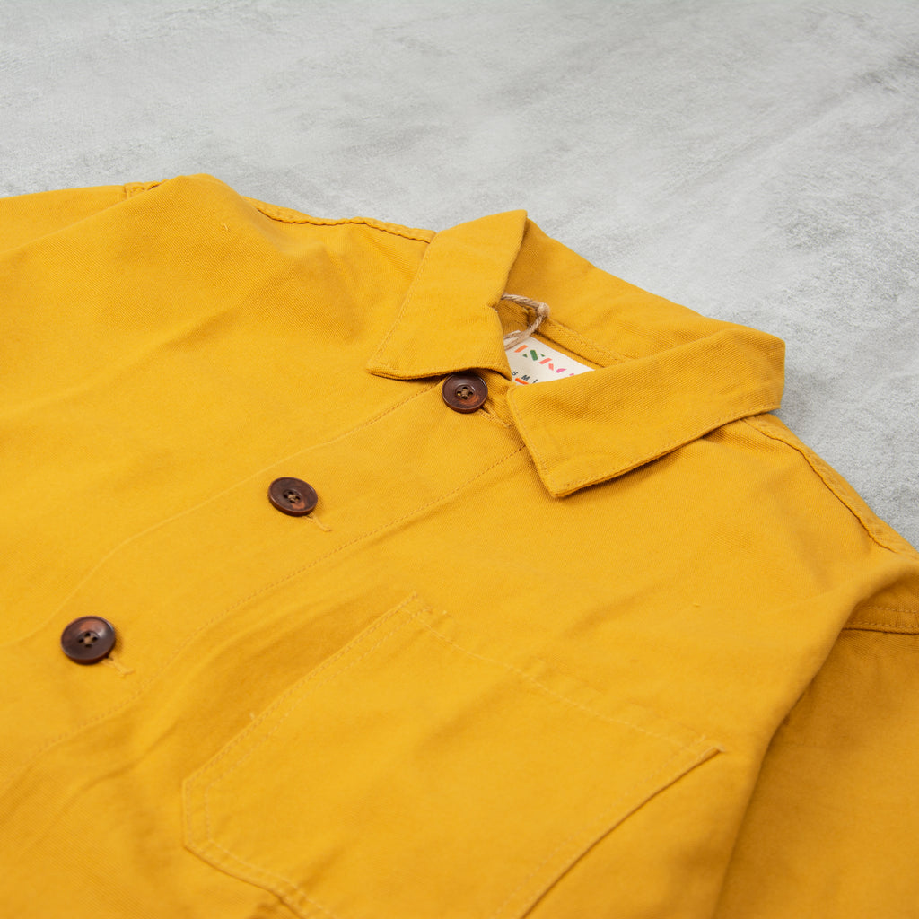 Uskees 3001 Button Overshirt - Yellow 2