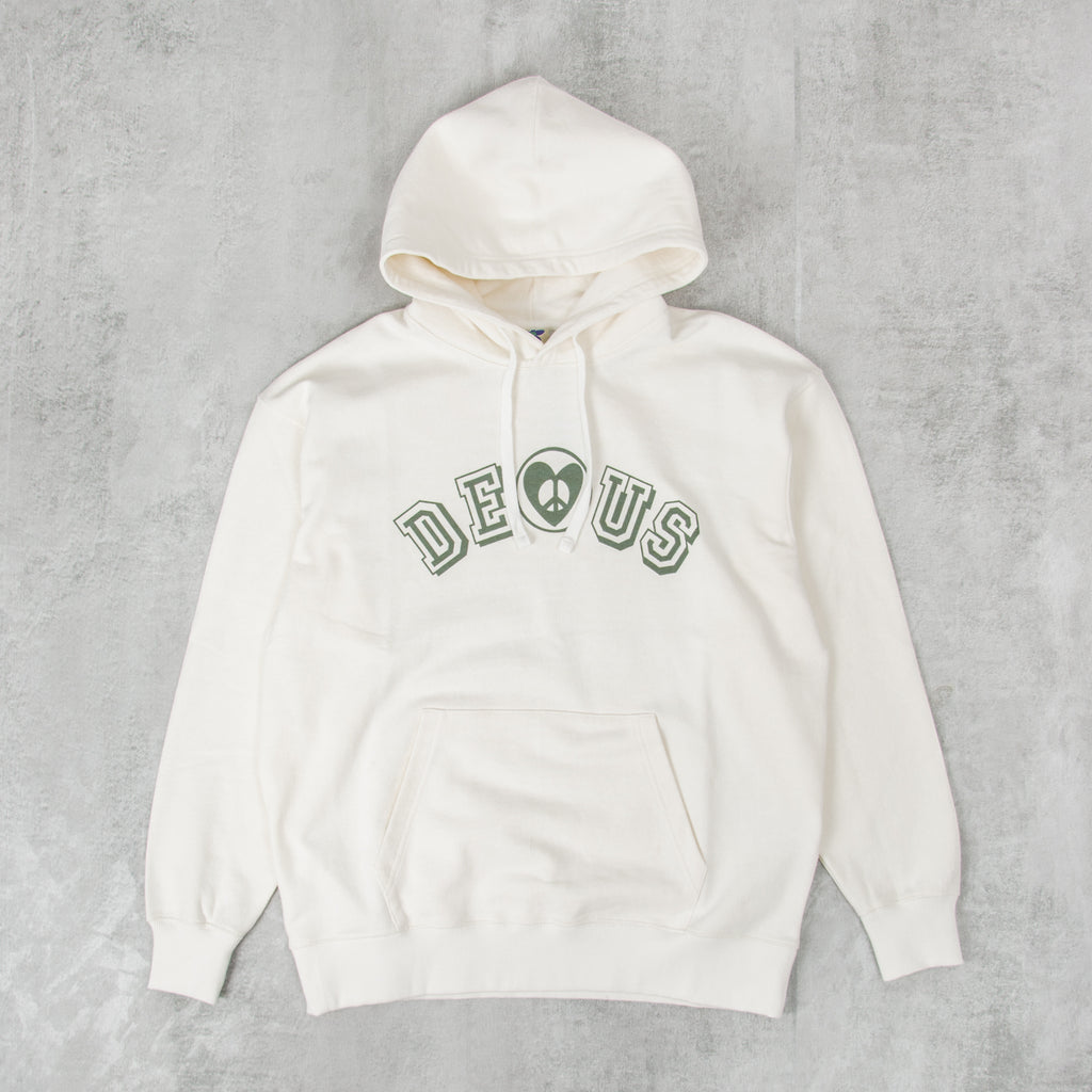 Deus Ex Machina Active Listening Hoodie - Vintage White 1