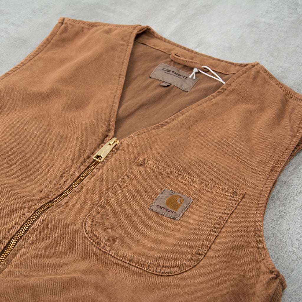 Buy the Carhartt WIP Arbor Vest  Tamarind Faded@Union Clothing