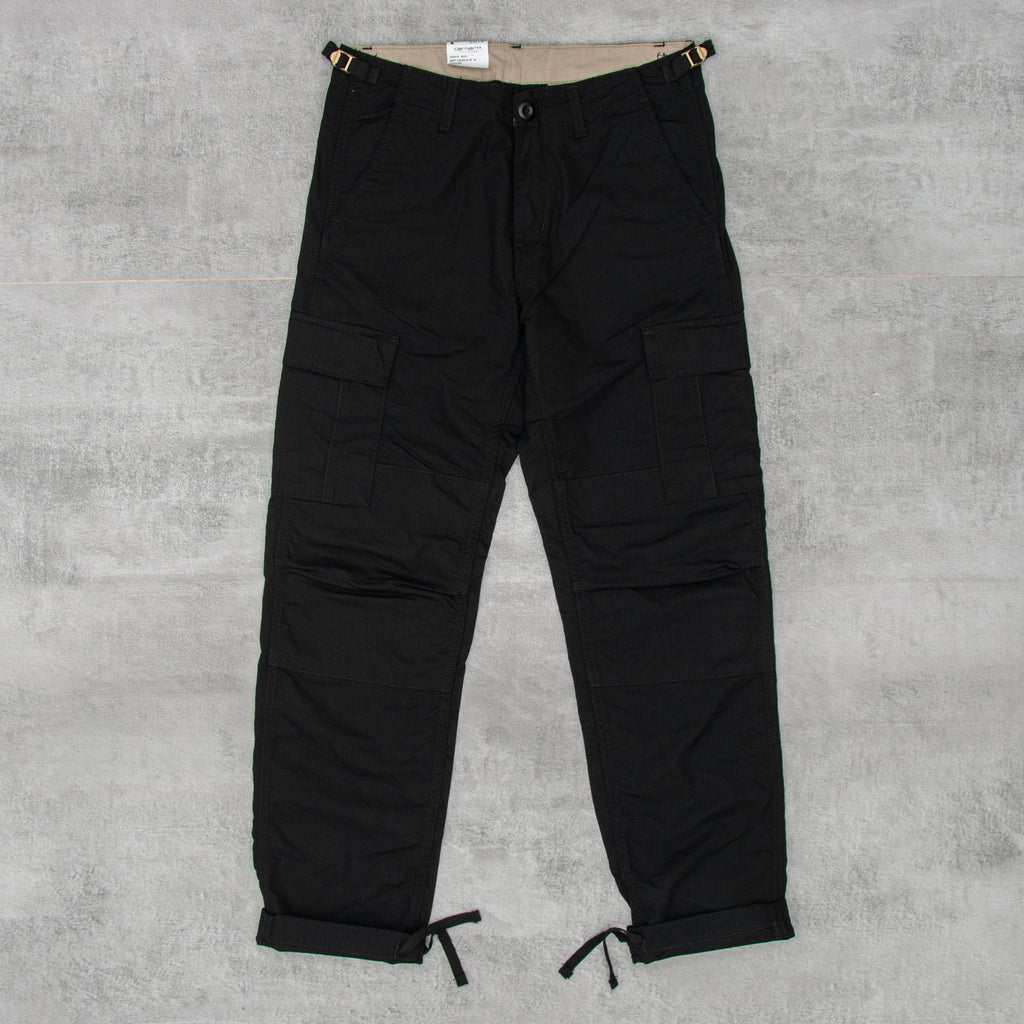 Carhartt WIP Aviation Cargo Pant - Black Rinsed 3