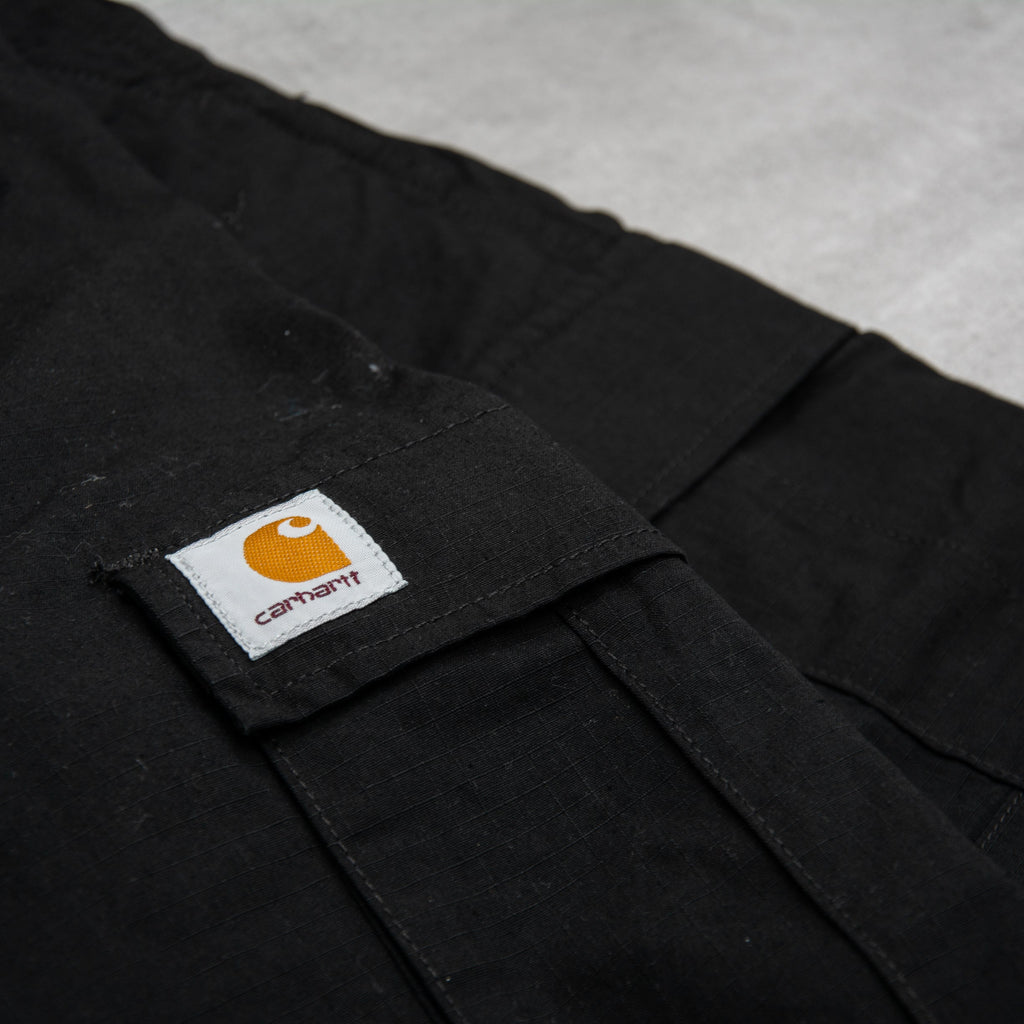 Carhartt WIP Aviation Cargo Pant - Black Rinsed 4