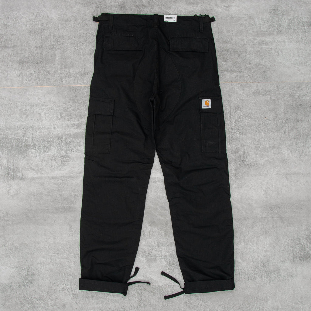 Carhartt WIP Aviation Cargo Pant - Black Rinsed 1