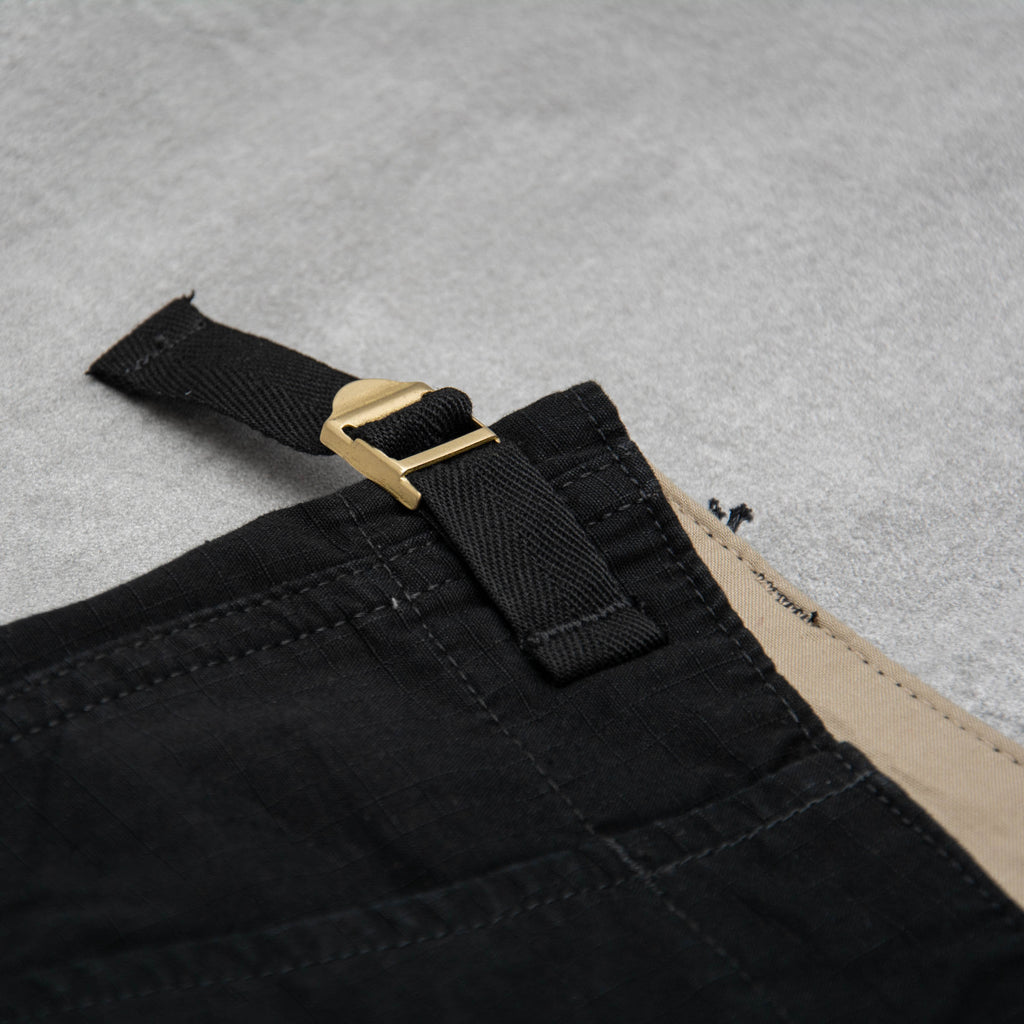 Carhartt WIP Aviation Short - Black Rinsed 2