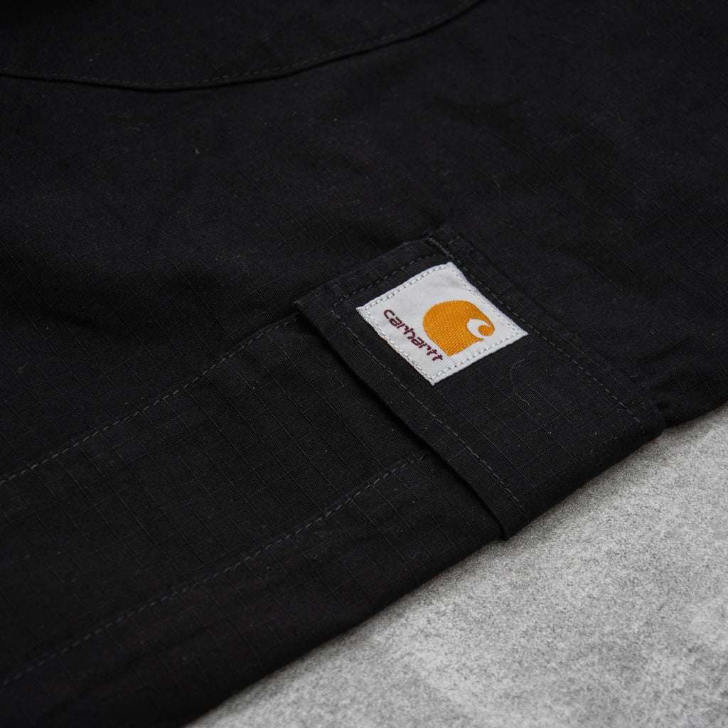 Carhartt WIP Aviation Short - Black Rinsed 4