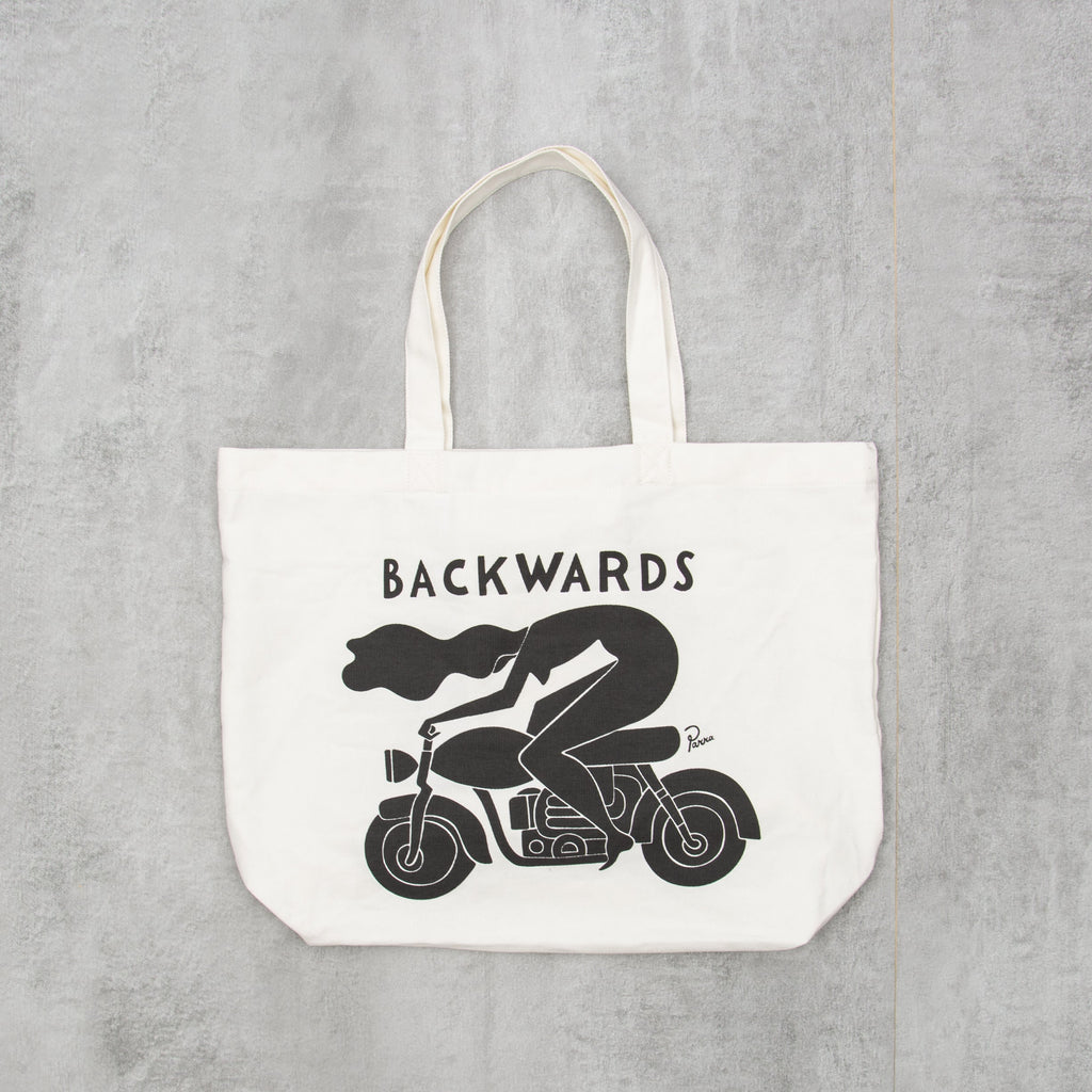 By Parra Backwards Tote Bag - Off White 1