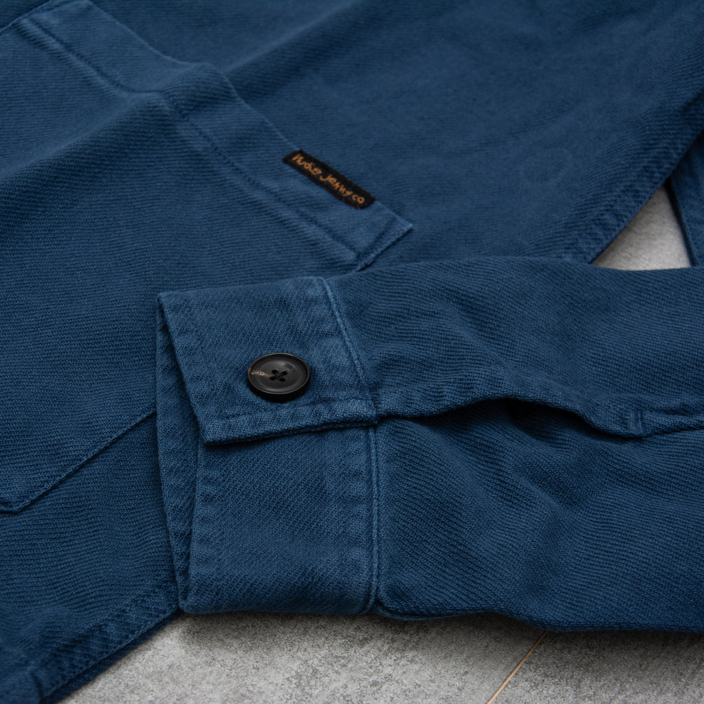 Barney Worker Jacket - Indigo Blue 3