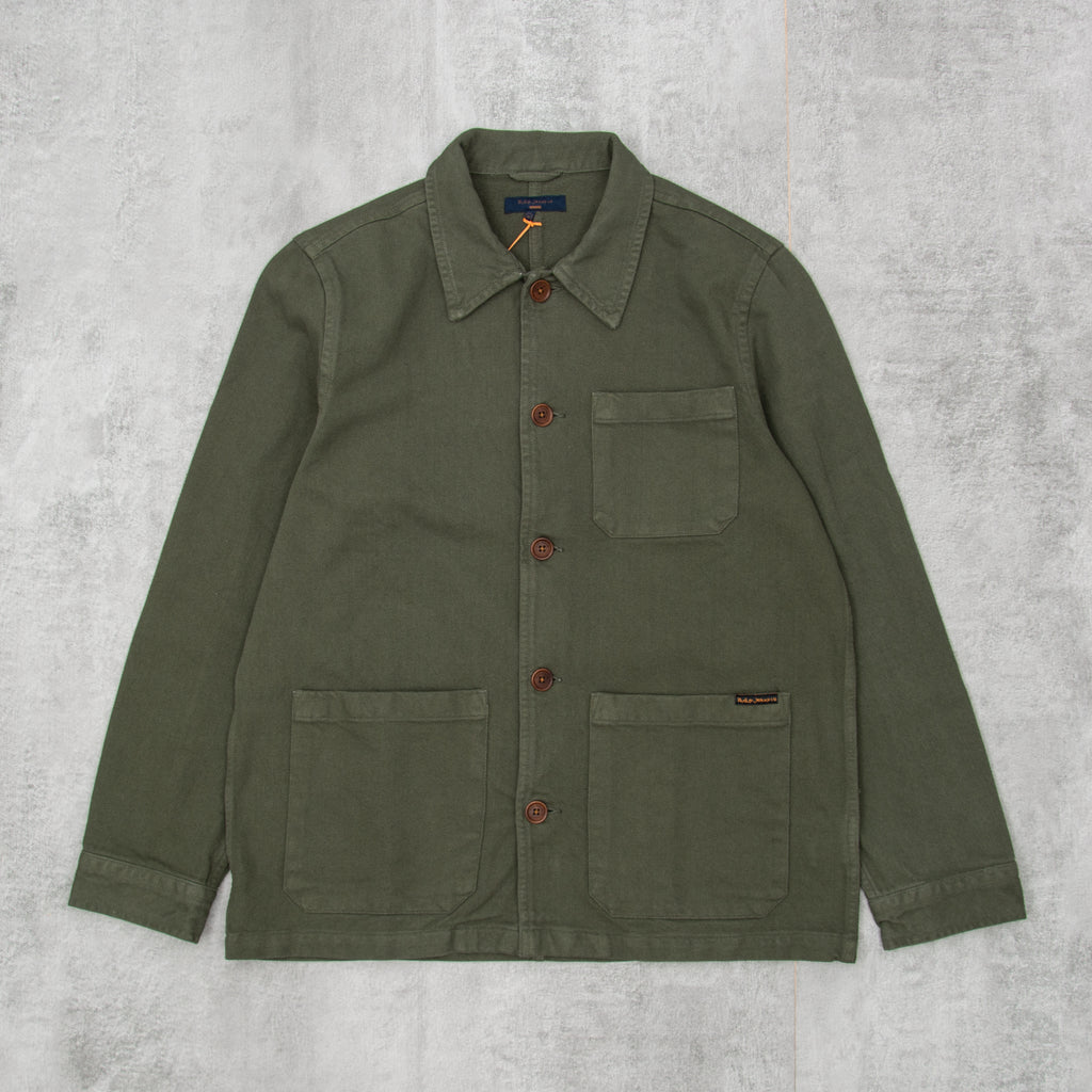 Nudie Barney Worker Jacket - Olive 1